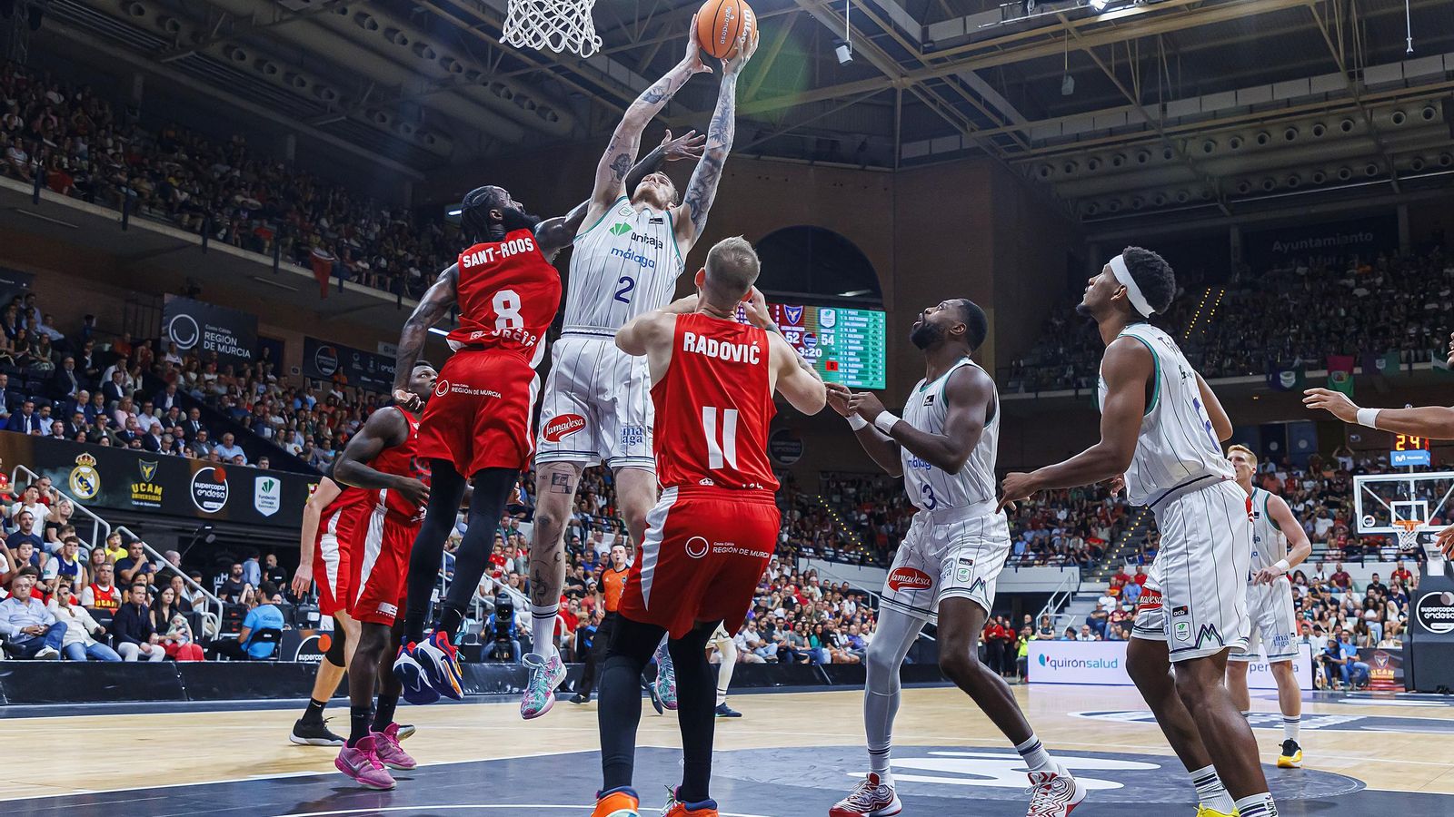 El UCAM Murcia-Unicaja de la Supercopa, en fotos