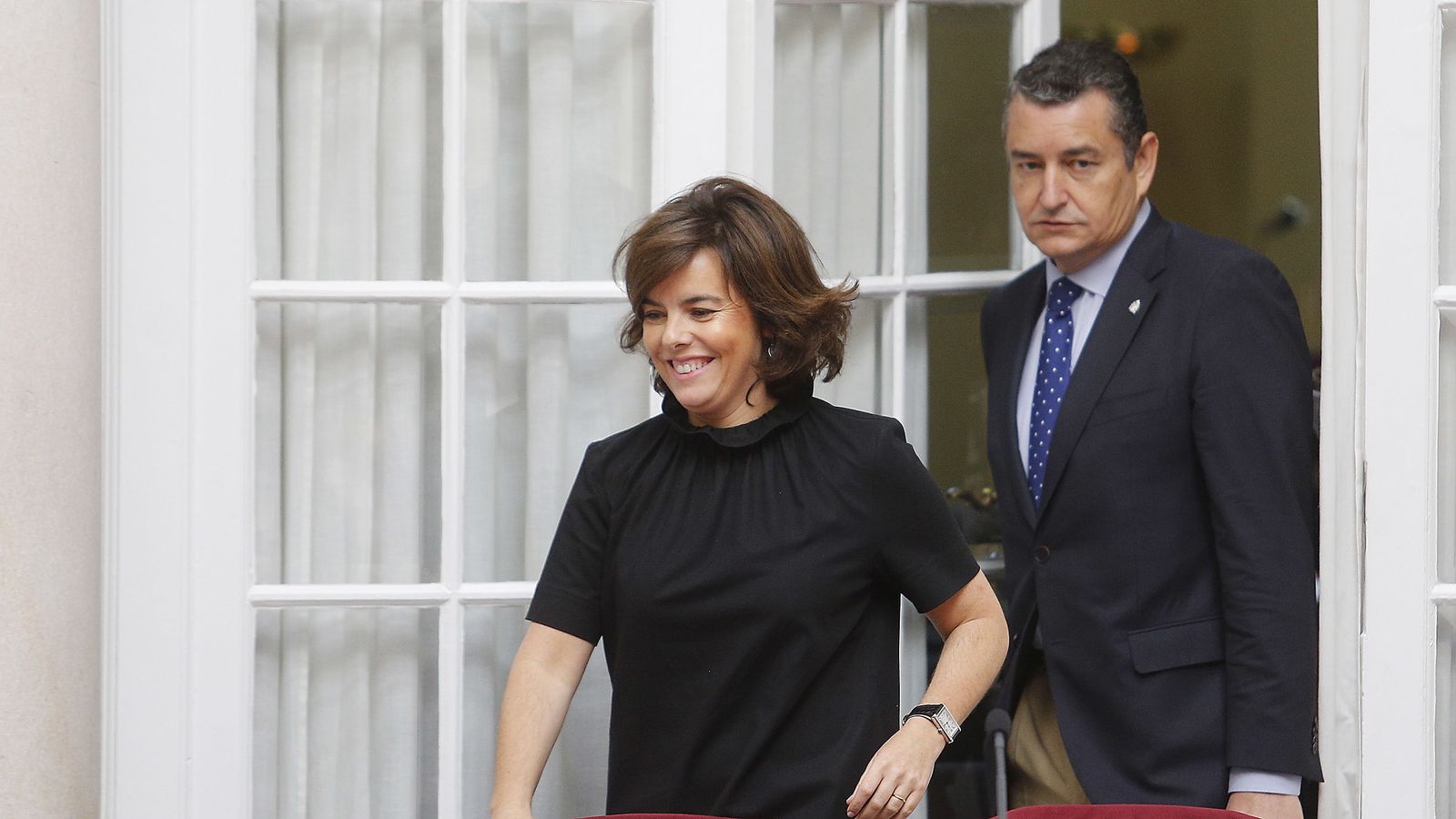 La cumbre de delegados del Gobierno en la Plaza de España, en imágenes