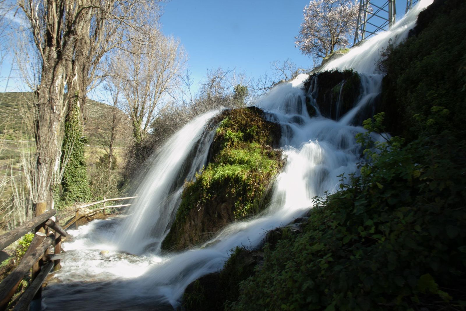 Las lluvias transforman el paisaje en el interior de Málaga, en imágenes