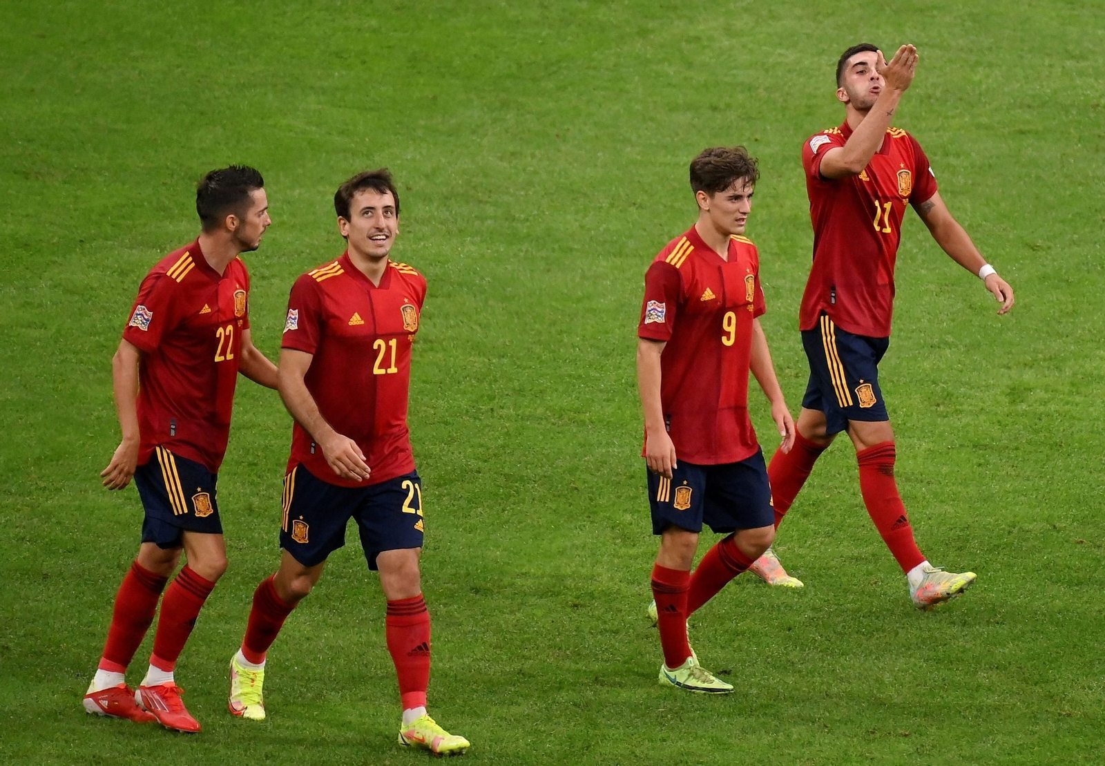 El Italia-España de la Liga de Naciones, en imágenes