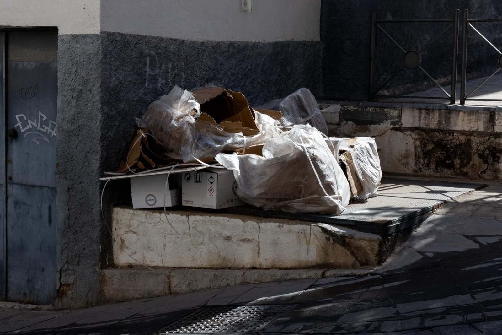 Así se encuentra el barrio de San Juan