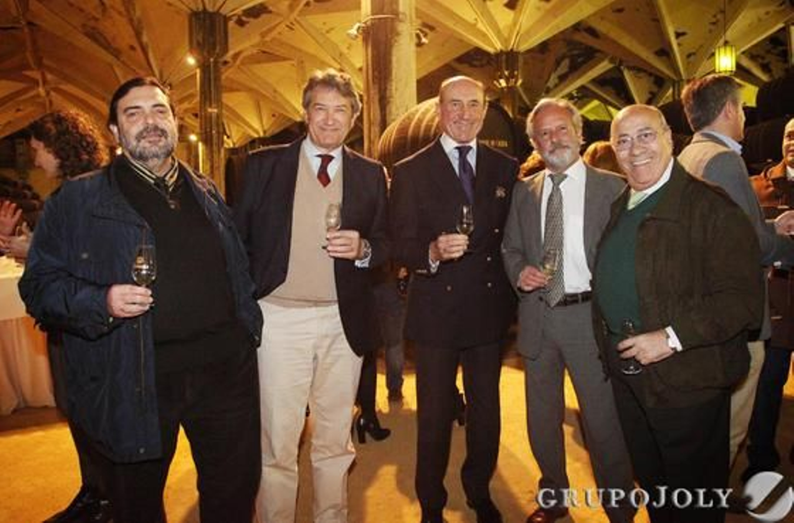 Manuel González Fustegueras, César Saldaña, Beltrán Domecq, Luis Arroyo y Faustino Rodríguez. 

Foto: Vanesa Lobo
