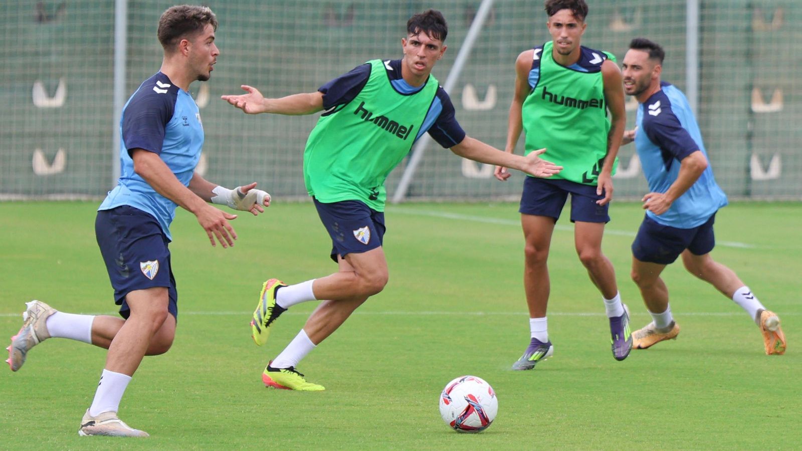 El Málaga CF prueba la Ciudad Deportiva de Arraijanal