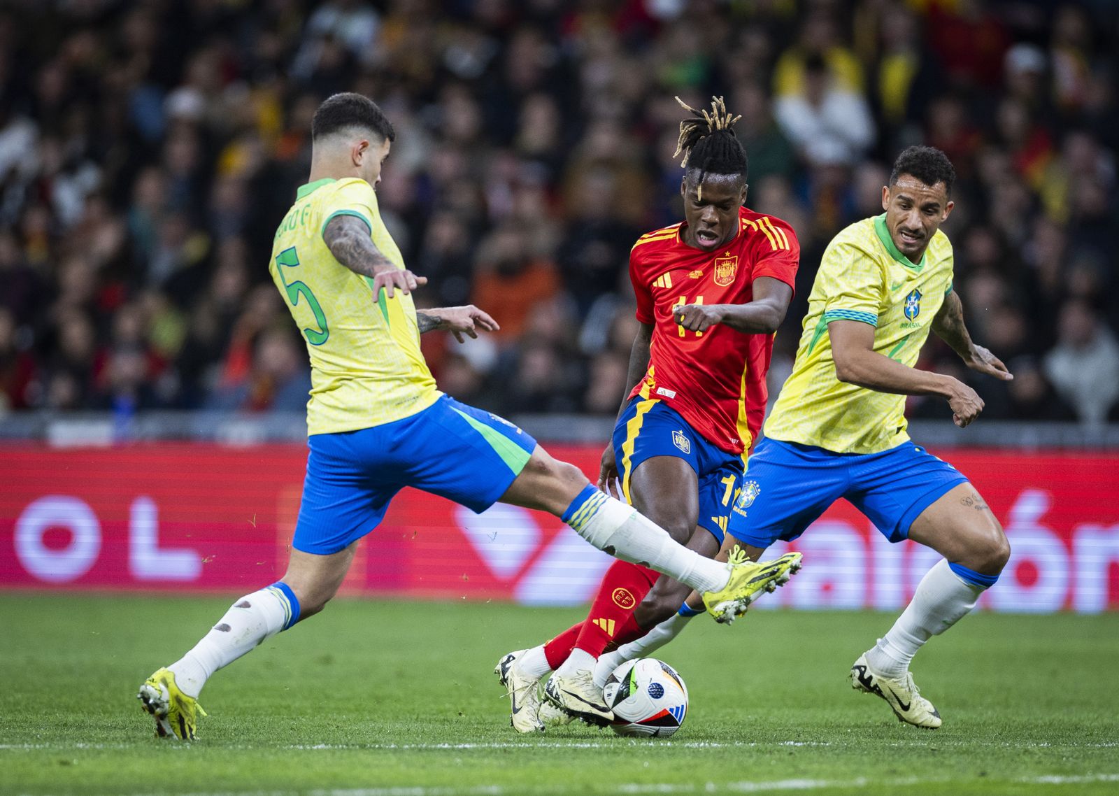 Las fotos del España - Brasil