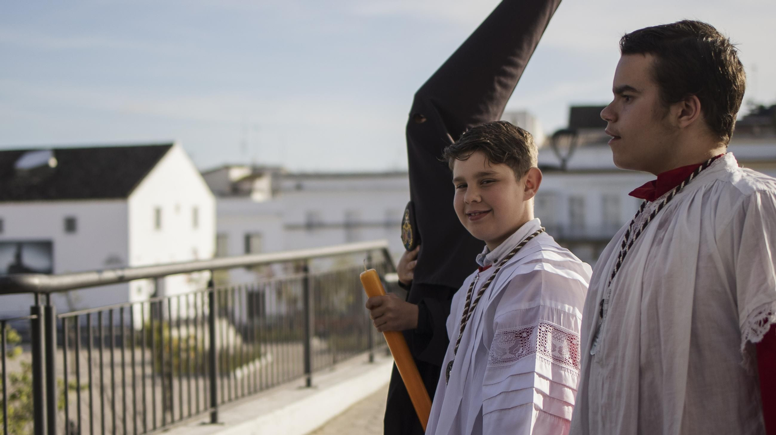 Imágenes de la Hermandad de La Lanzada en el Jueves Santo de Jerez 2025