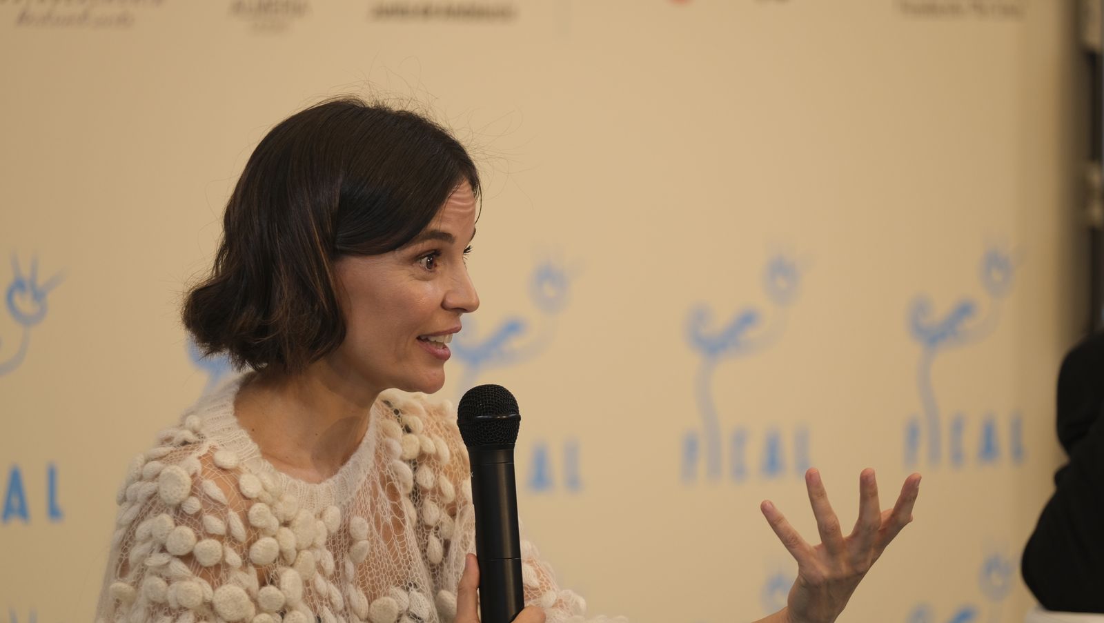 Imágenes de la actriz Elena Anaya en rueda de prensa en FICAL 2022