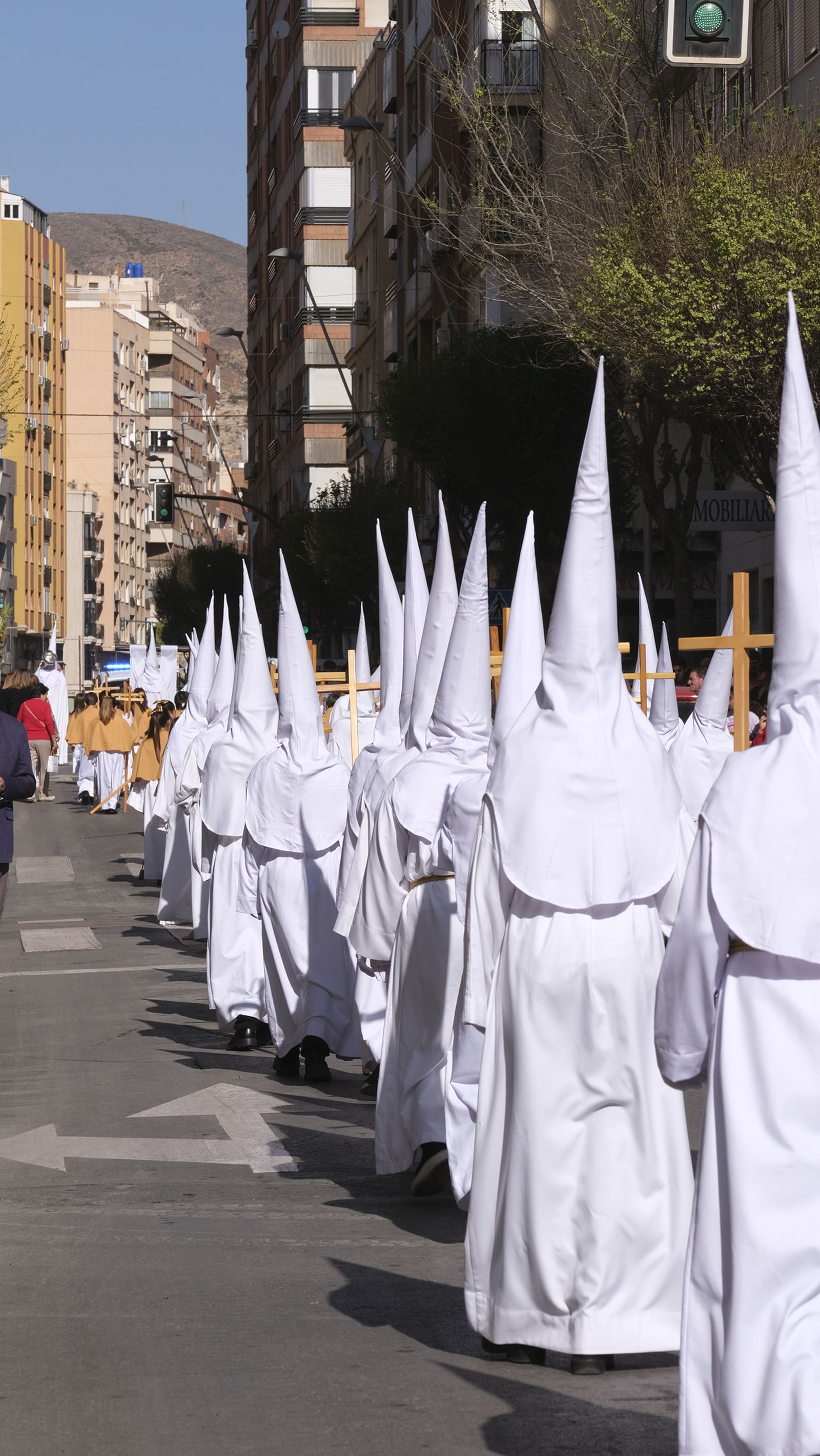 Procesión de Jesucristo Resucitado en Almería, en imágenes