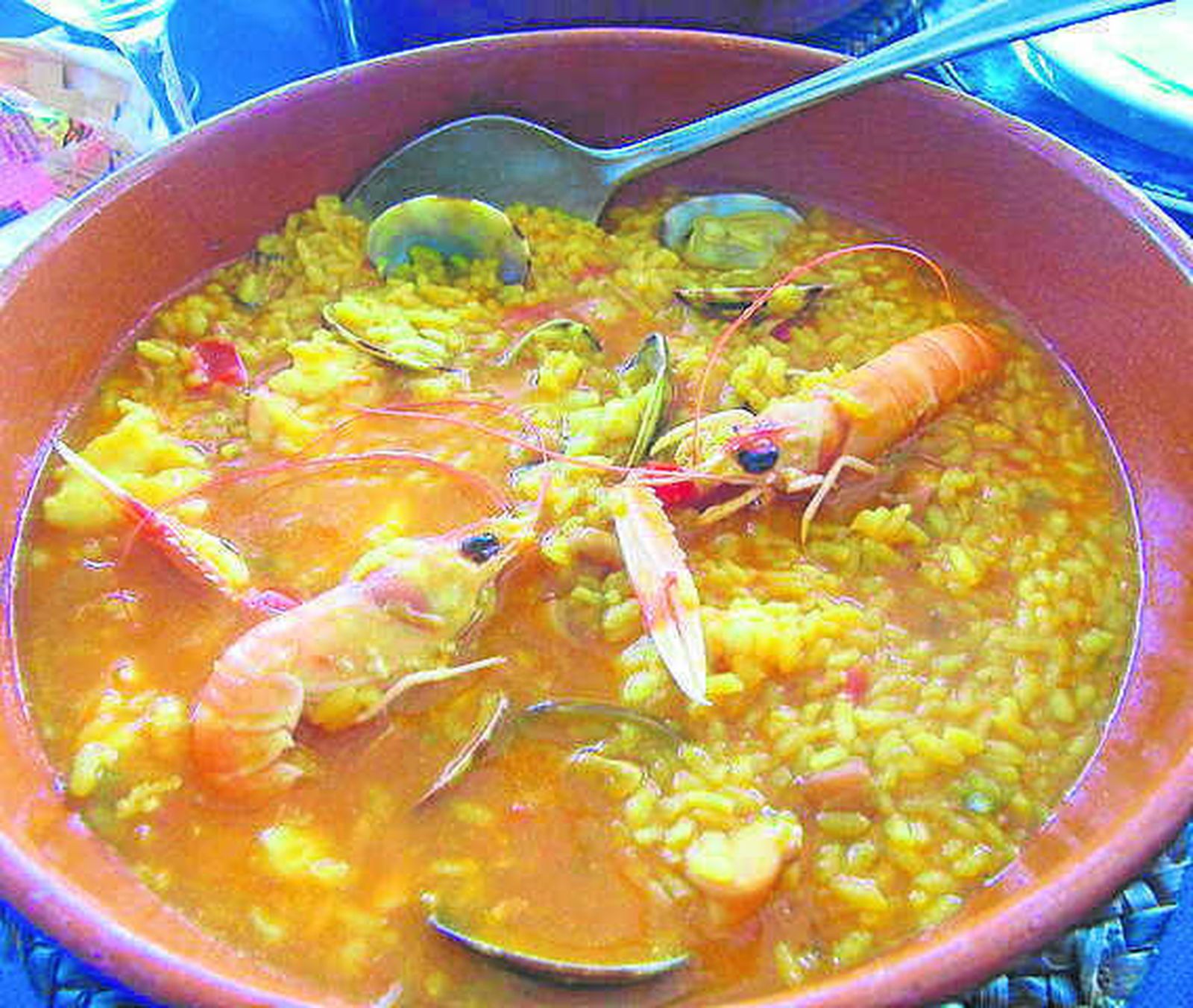 Uno de los arroces de las jornadas de El Roqueo