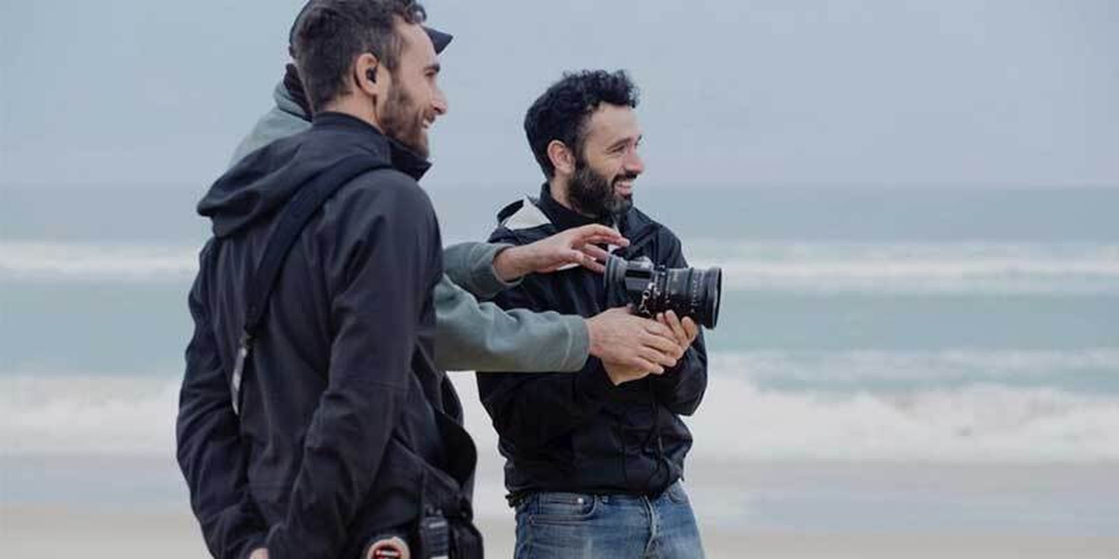 Rodrigo Sorogoyen, en el rodaje de 'Apagón', serie en la que trabajó para un capítulo.