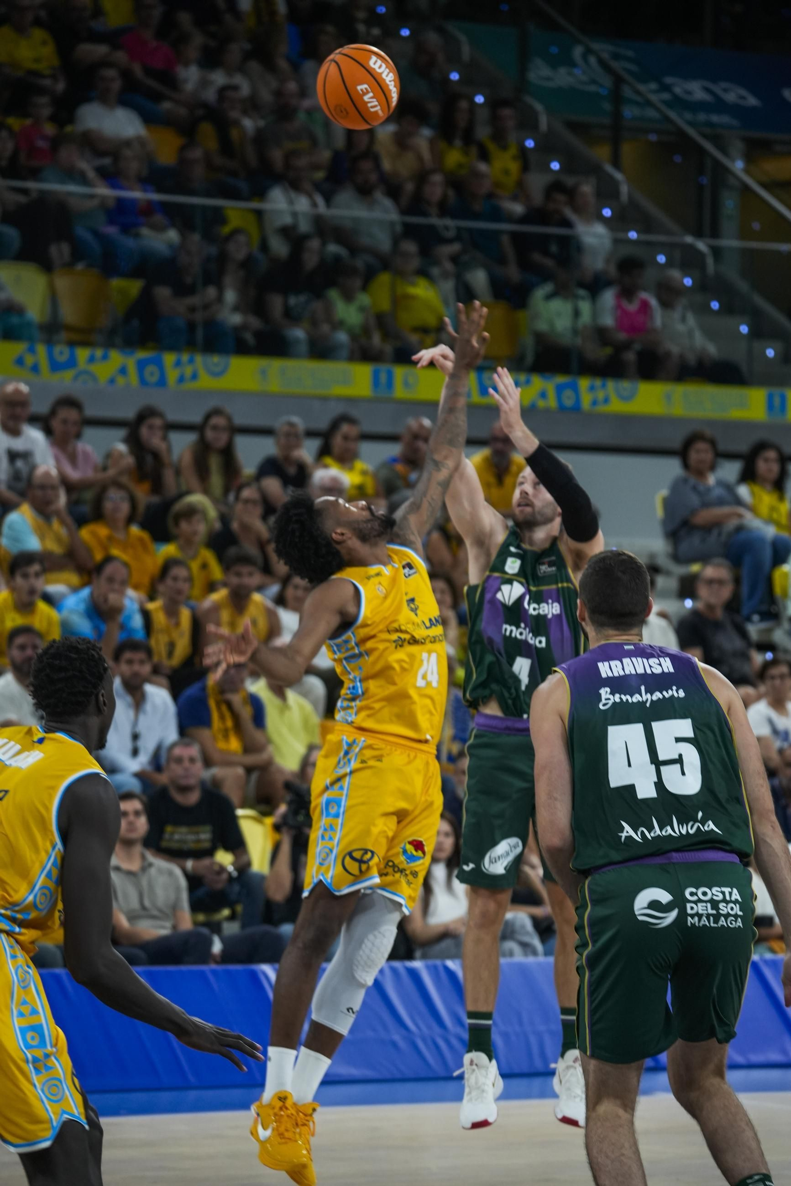 El Gran Canaria-Unicaja, en fotos