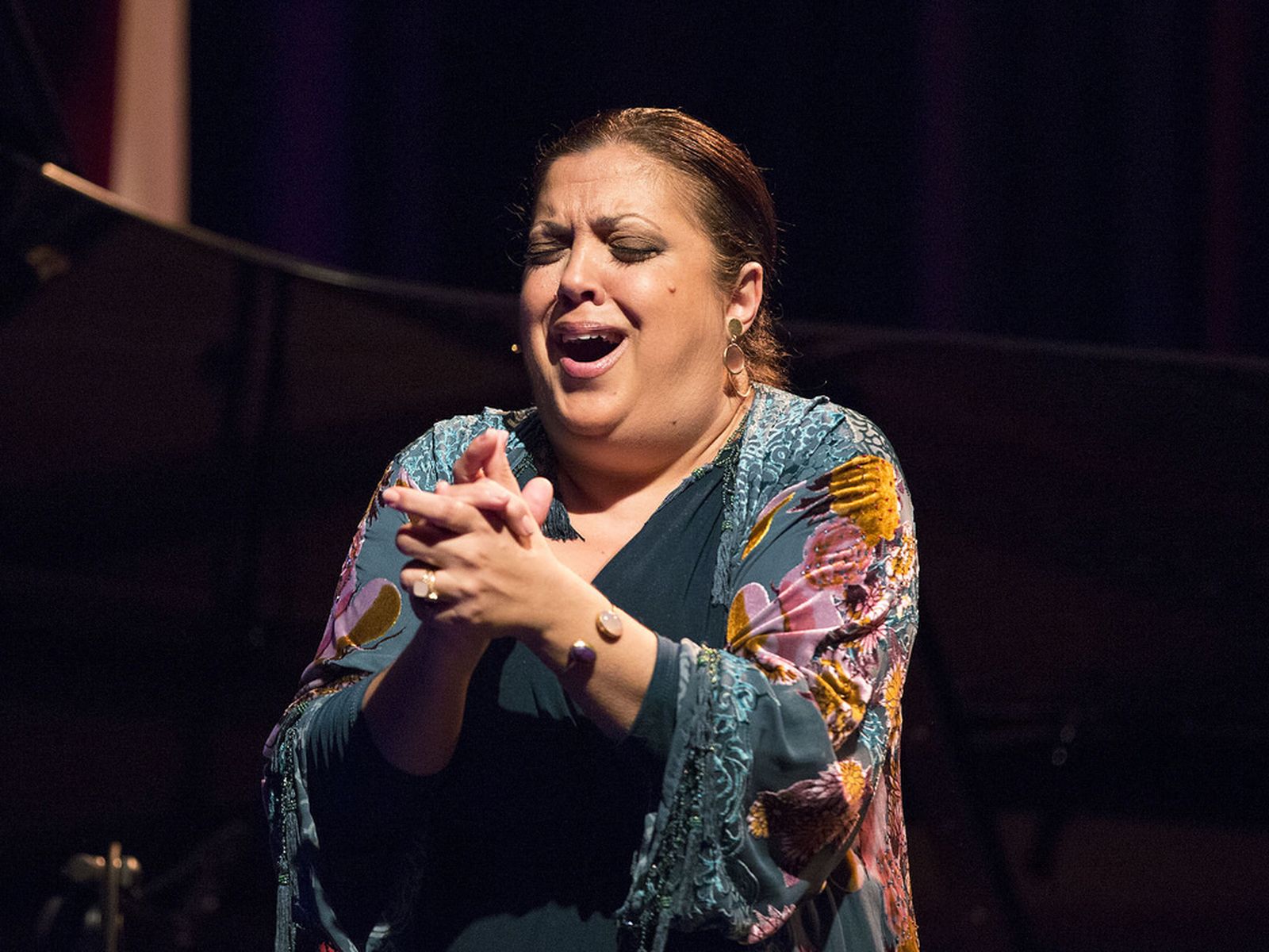 La cantaora Angelita Montoya.