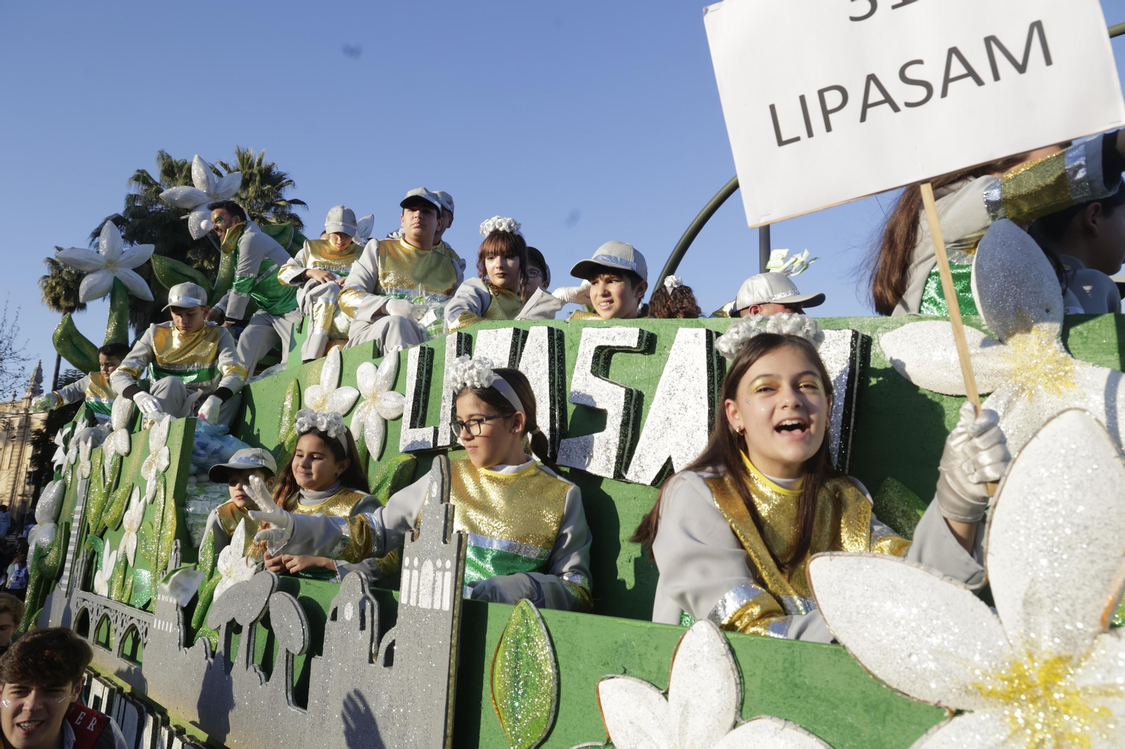 Las imágenes de la Cabalgata de los Reyes Magos en Sevilla