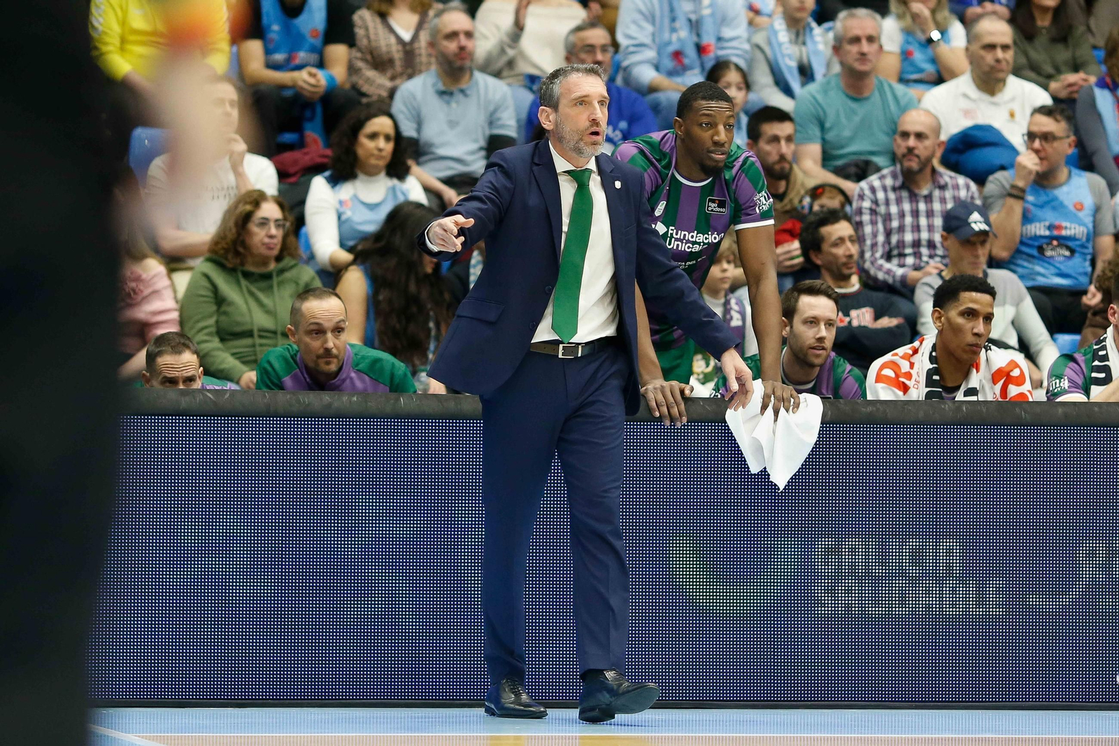 Ibon, en el Breogán-Unicaja.
