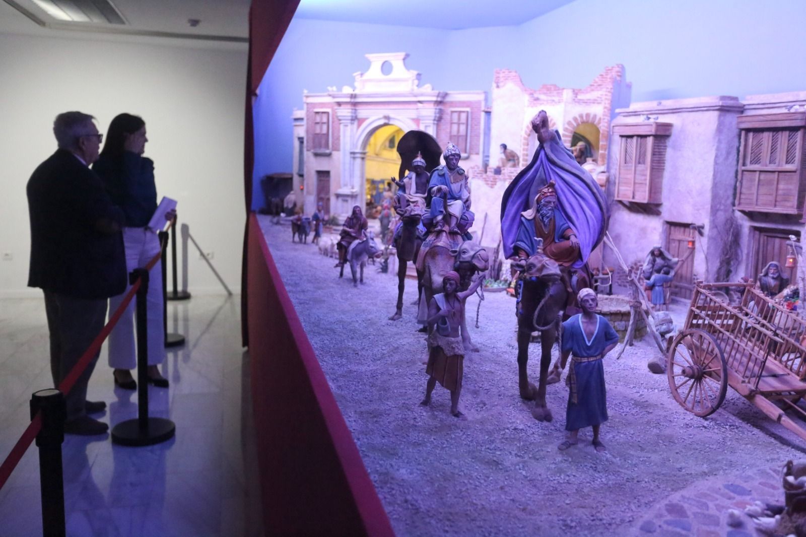 El Belén monumental hebreo que puede verse en el Archivo Municipal de Málaga esta Navidad (fotos)