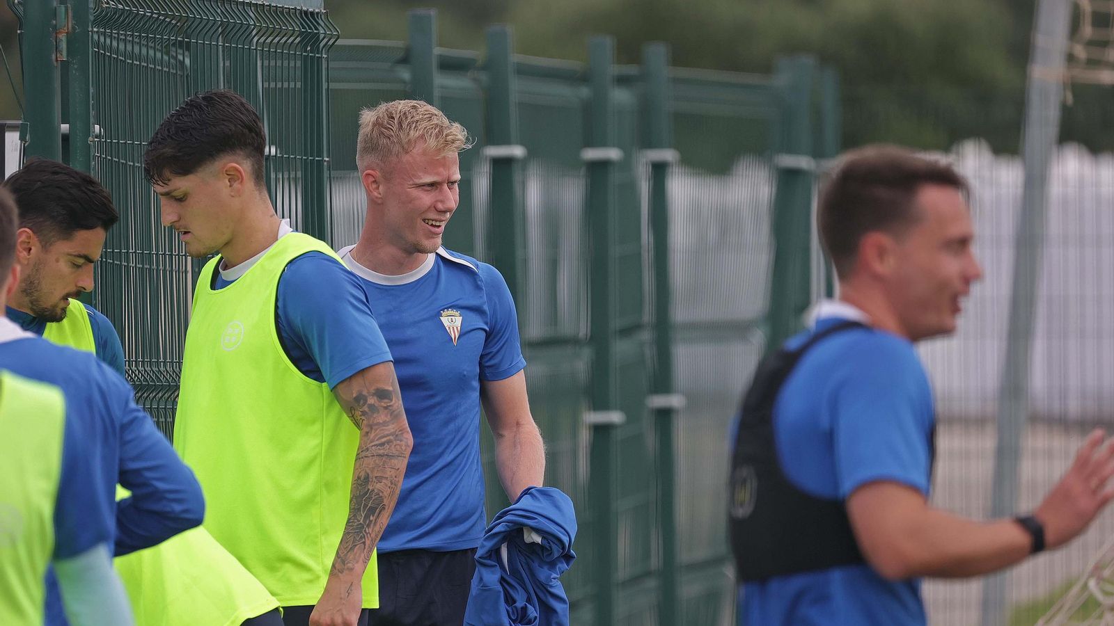 El sueco André Nader, en un entrenamiento del pasado curso.
