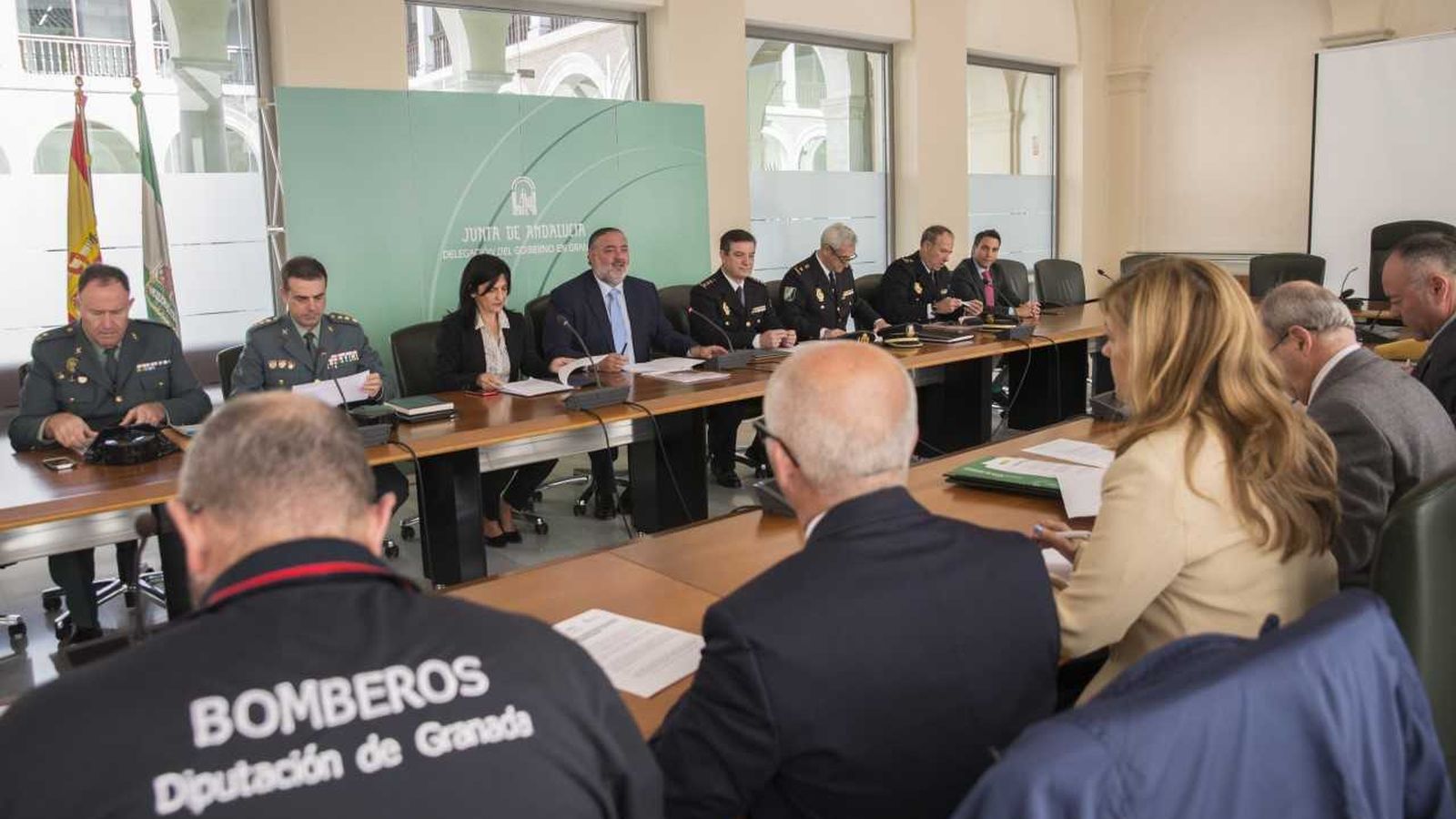 Reunión en la Delegación de la Junta.
