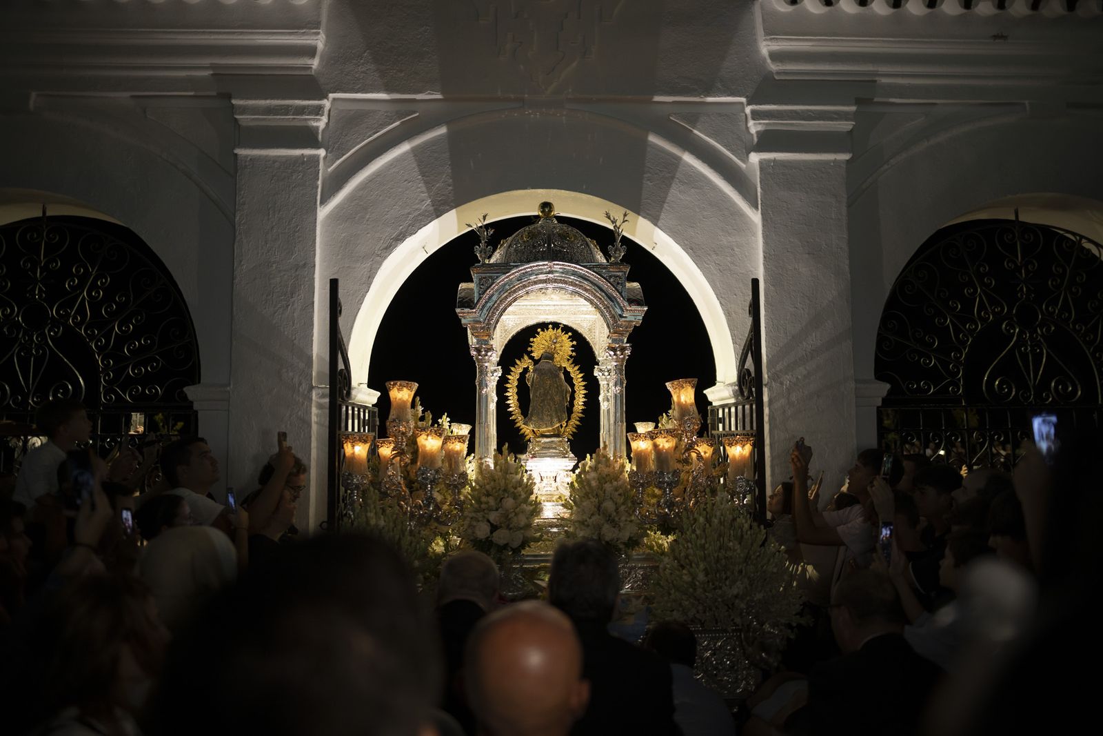Imágenes de la recogida de la Virgen de la Cinta 2022