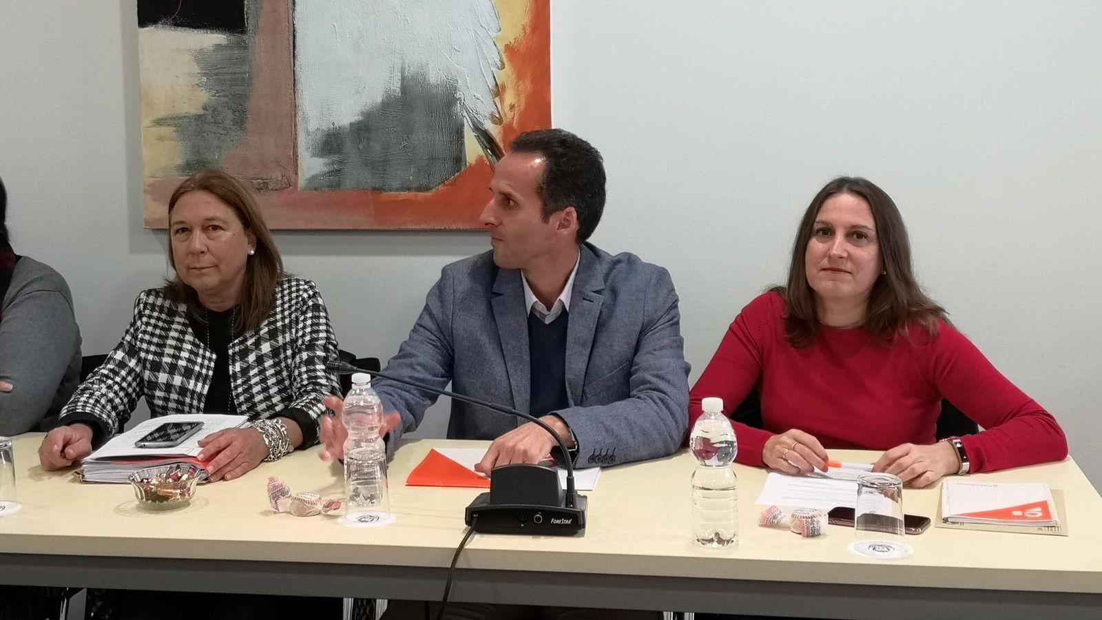 El grupo municipal Ciudadanos, en el último pleno.