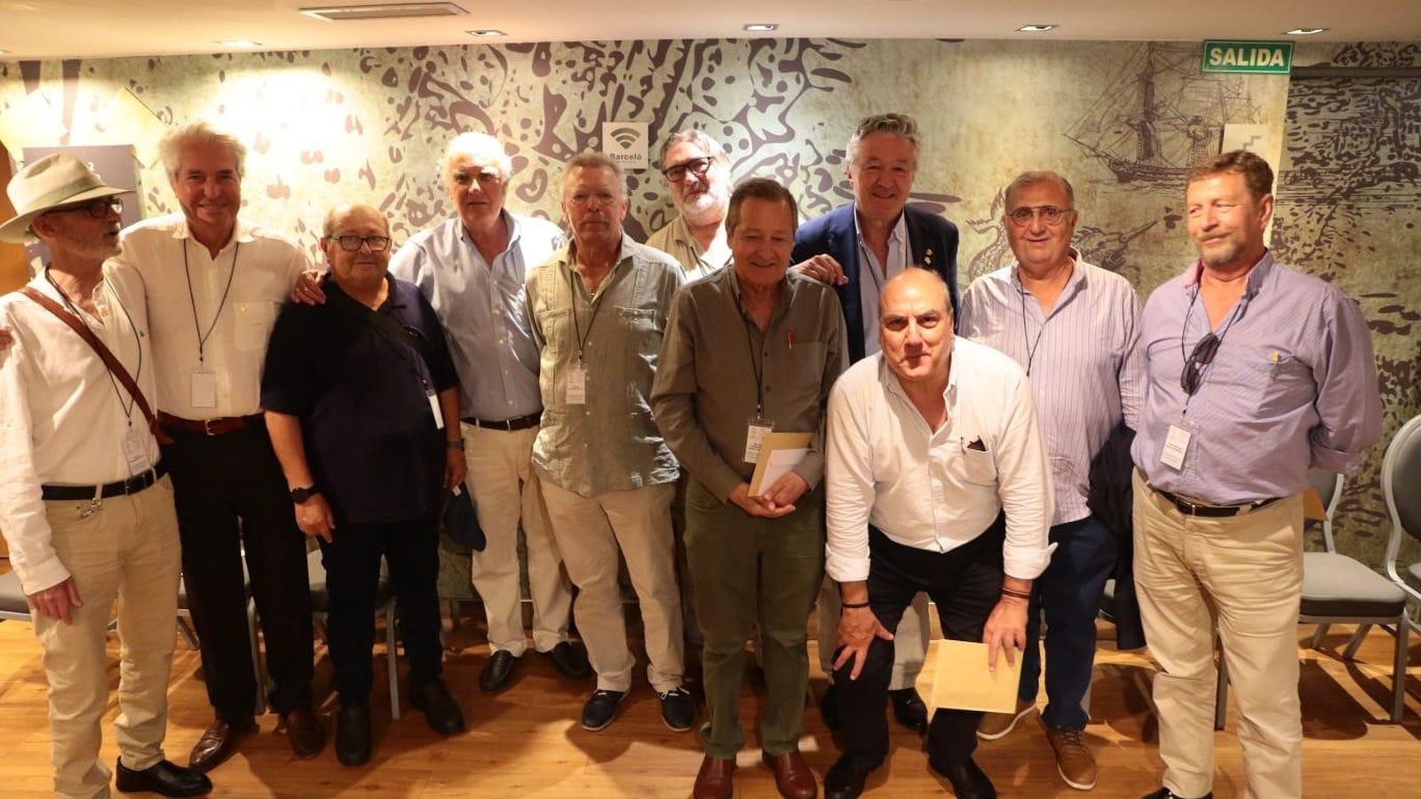 Pedro Fernández, Javier Bethencourt, Felipe de las Cuevas, Francisco Velarde, Joaquín Calandria, Luis Fernández Llebrez, Rafael Domínguez, José Manuel Blanco, Pedro Boto, Federico Mariñas y Luis Ruiz