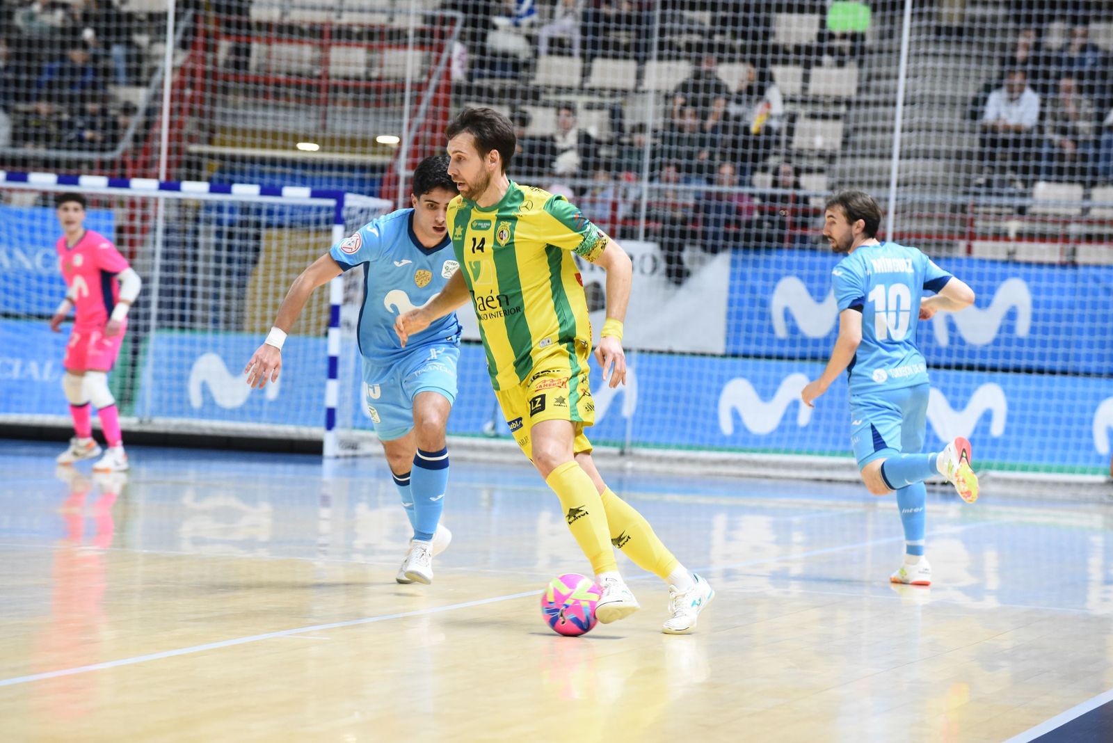 Alan Brandi, en una de las acciones del choque.