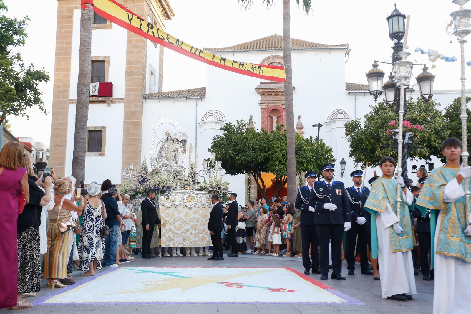 Procesión de la Virgen de la Palma, en imágenes