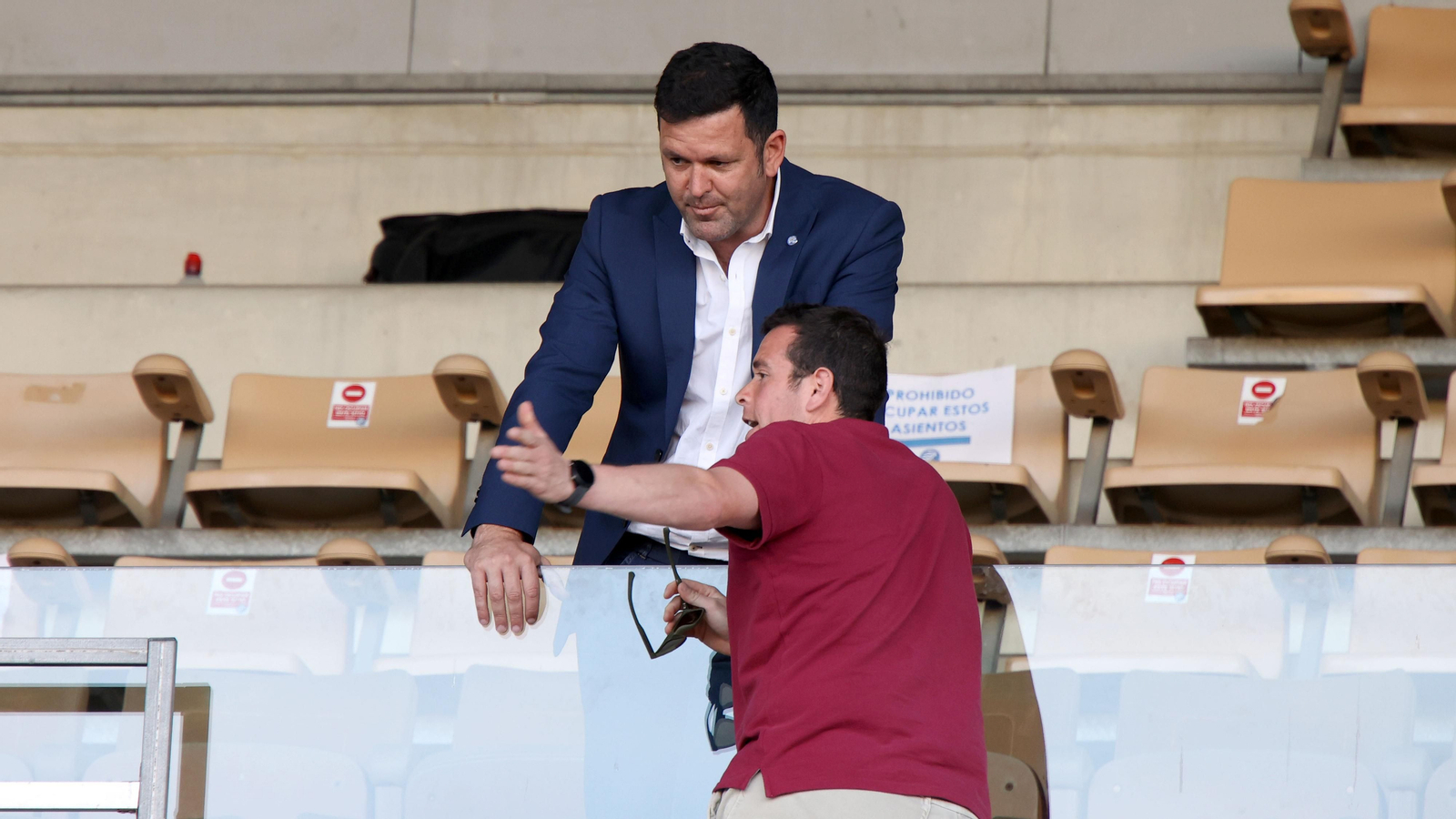 Bronca y tensión al final del Xerez DFC-Recreativo Granada