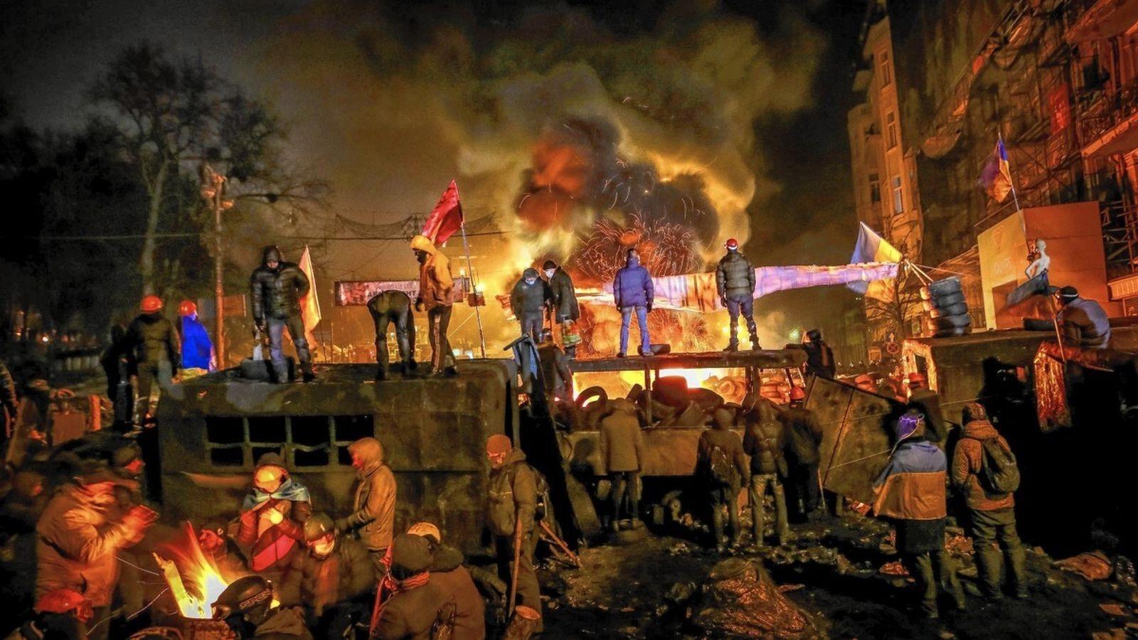 Una imagen de 'Winter on fire'.