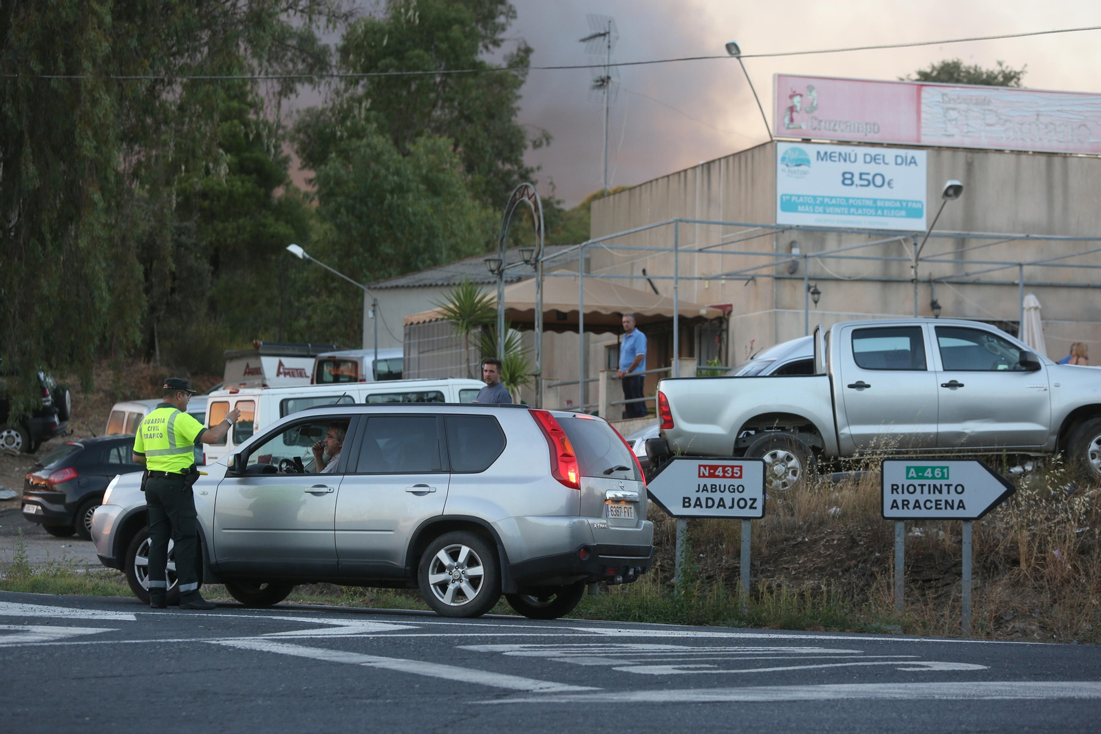 El incendio de Riotinto en imágenes