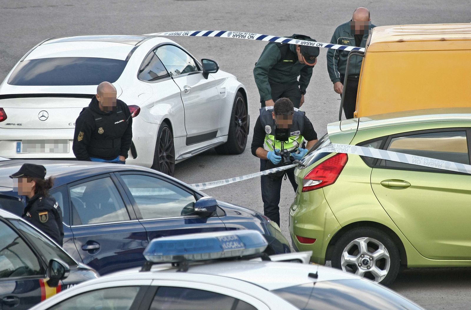 Operación antidroga en la barriada de El Saladillo de Algeciras
