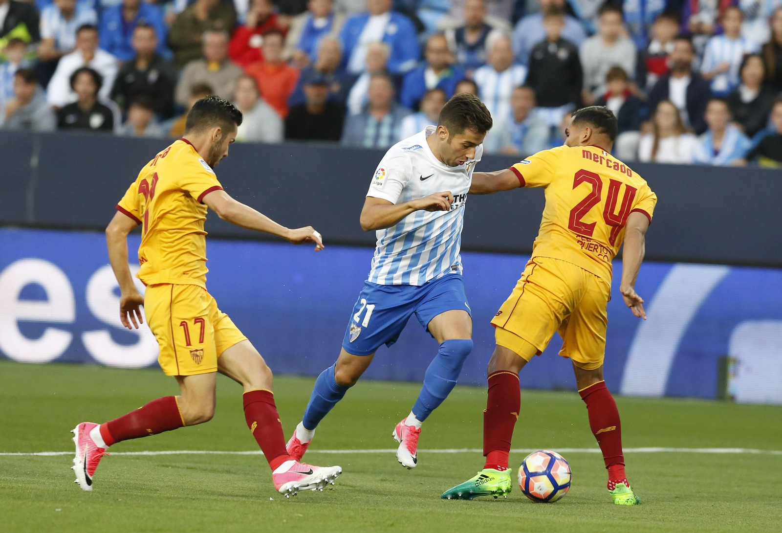 El Málaga-Sevilla, en imágenes