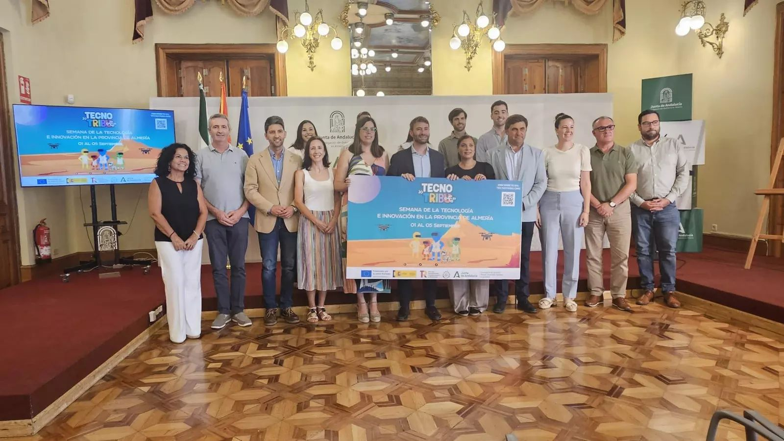 Presentación del programa Tecnotribu en la Junta con todos los ayuntamientos participantes.