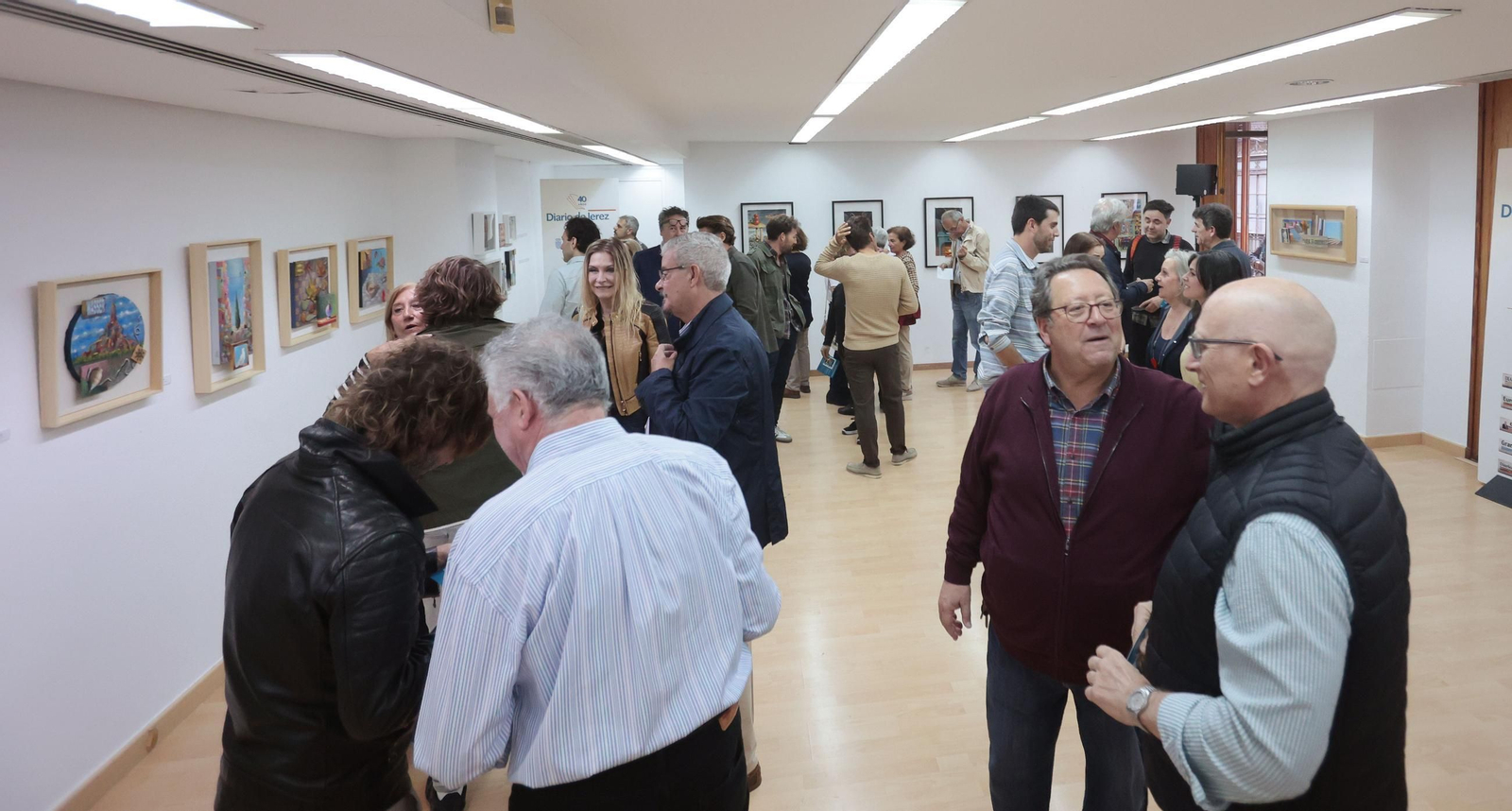 Inauguración de la muestra de Mario Naranjo en ArteaDiario en Jerez