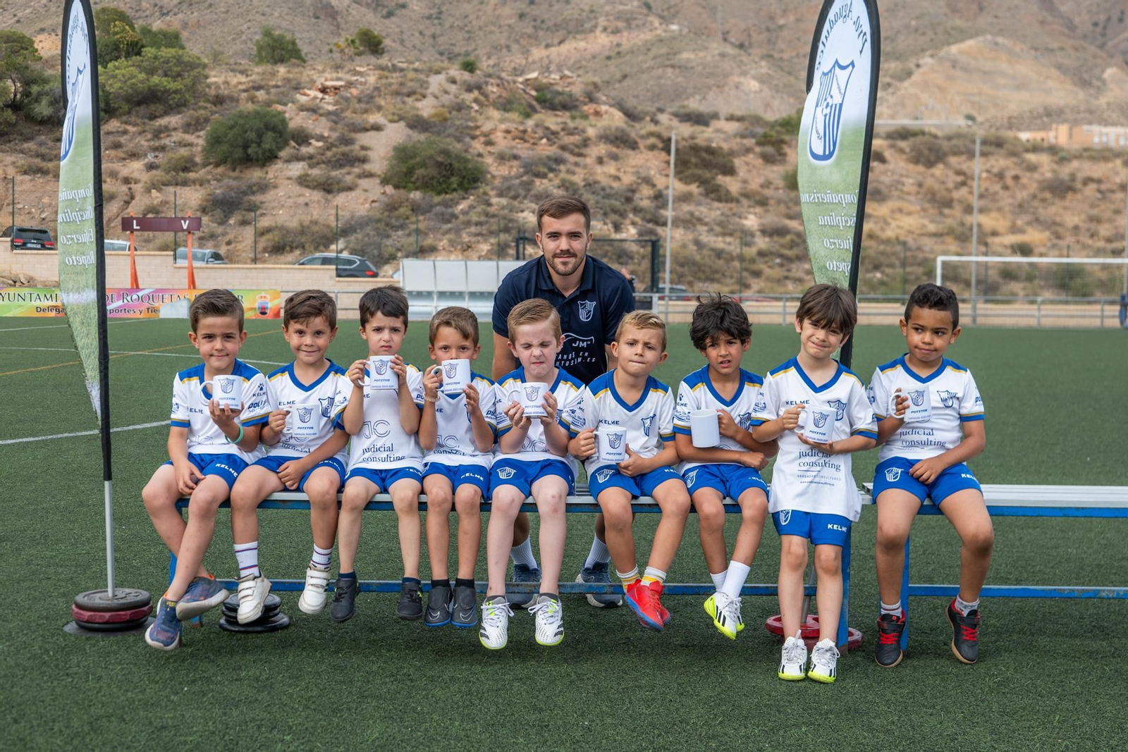 Uno de los equipos base del Polideportivo Aguadulce