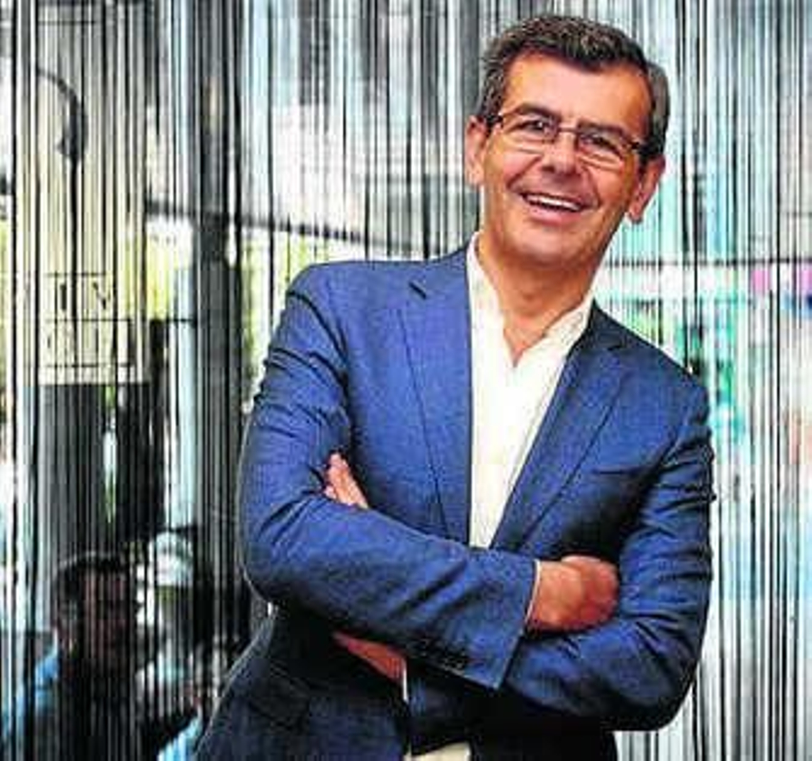 Juan Ramón Ferreira, durante la entrevista.