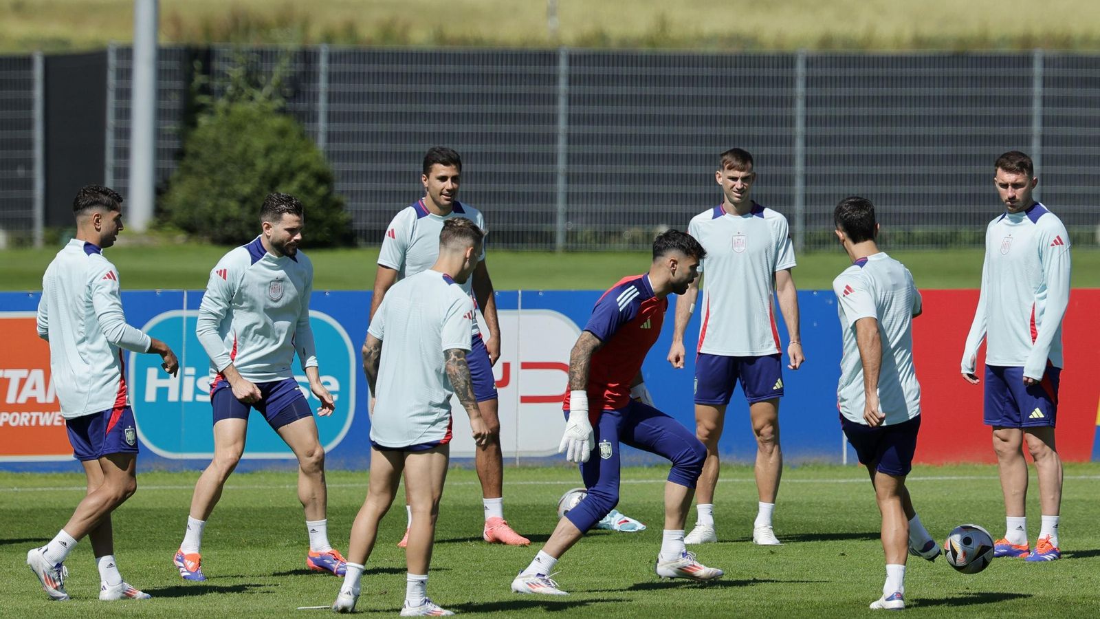 Las fotos de España antes de la semifinal contra Francia