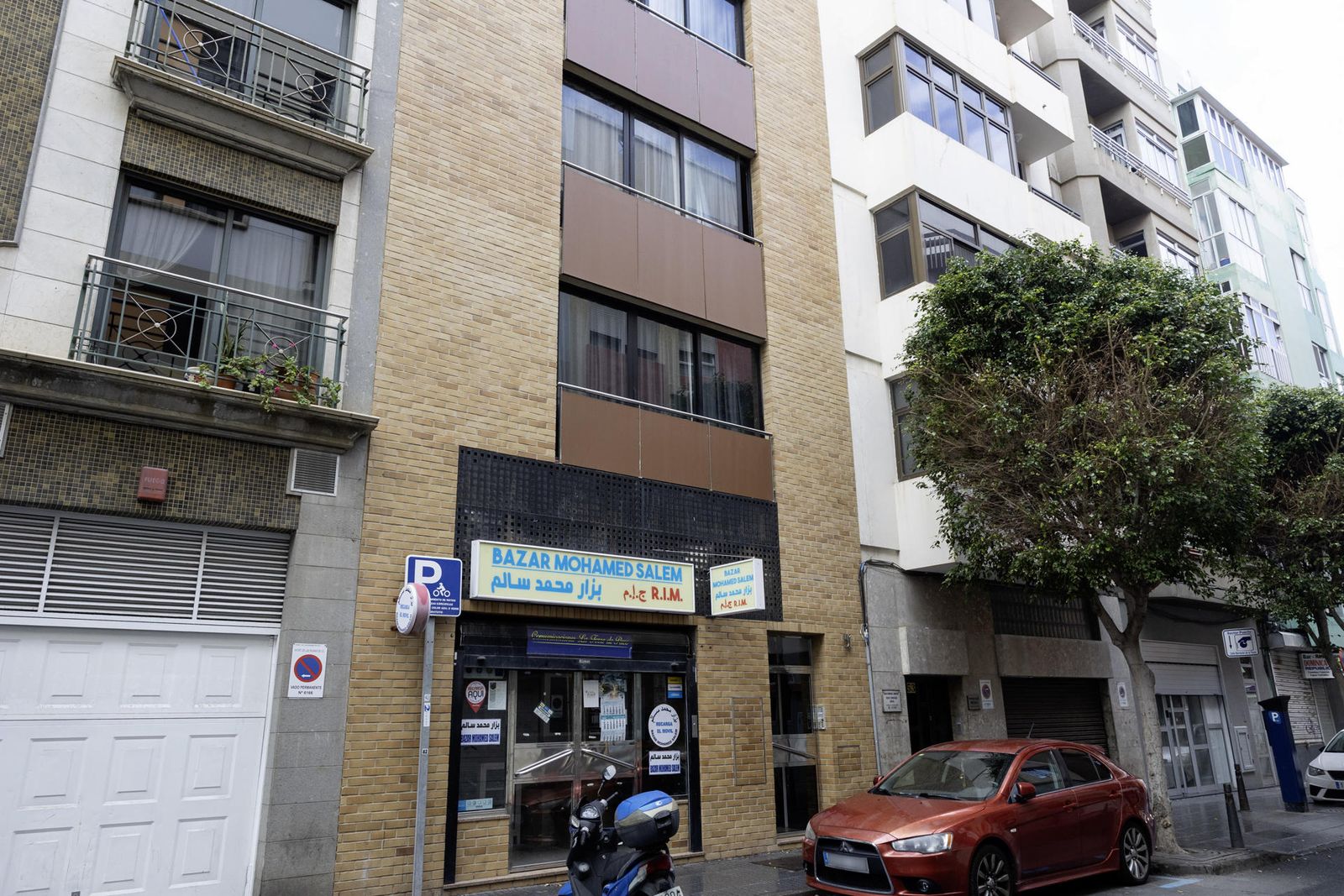 El edificio donde se ha producido el asesinato en Las Palmas de Gran Canaria.
