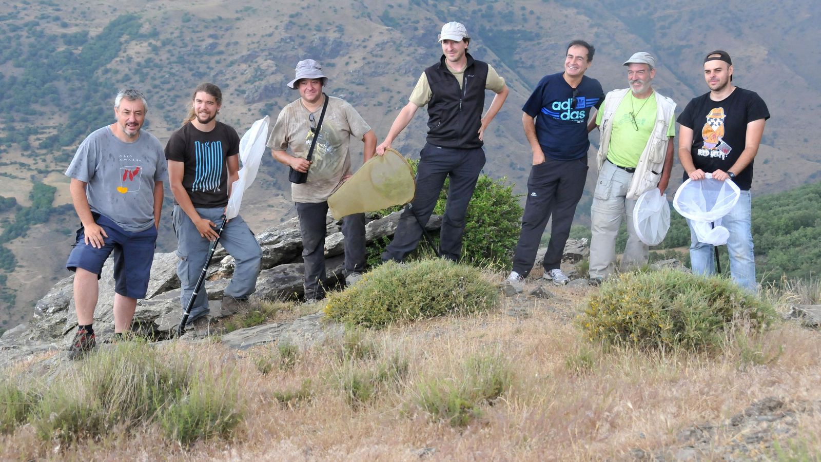 Grupo de investigación. 3. En la Cueva de Nerja.