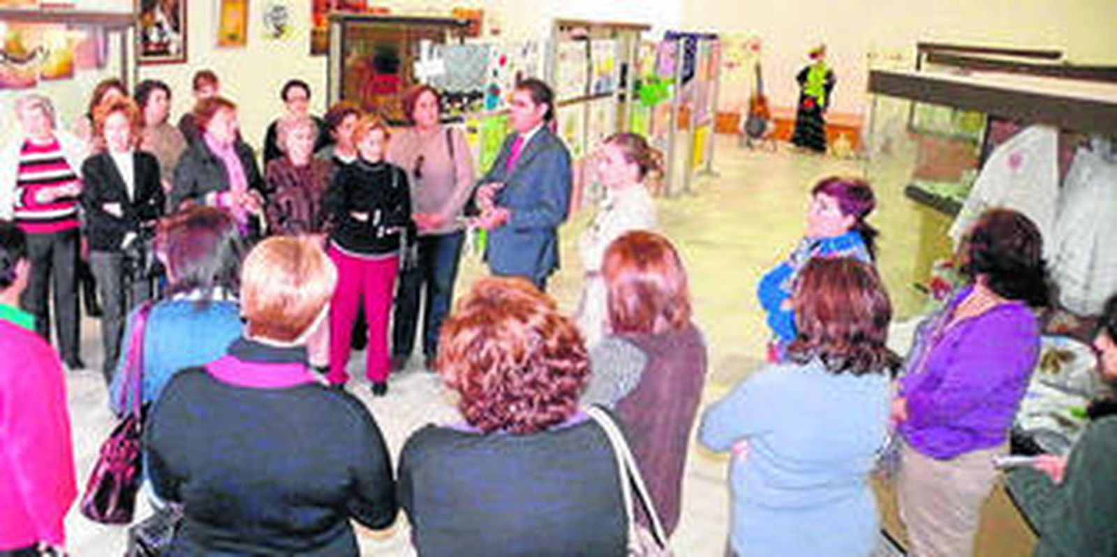 Los asistentes a la muestra eran en su mayoría mujeres.