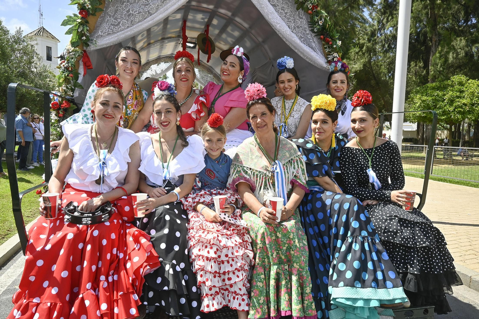 Todos los rocieros de la comitiva de la Hermandad de Huelva, en imágenes