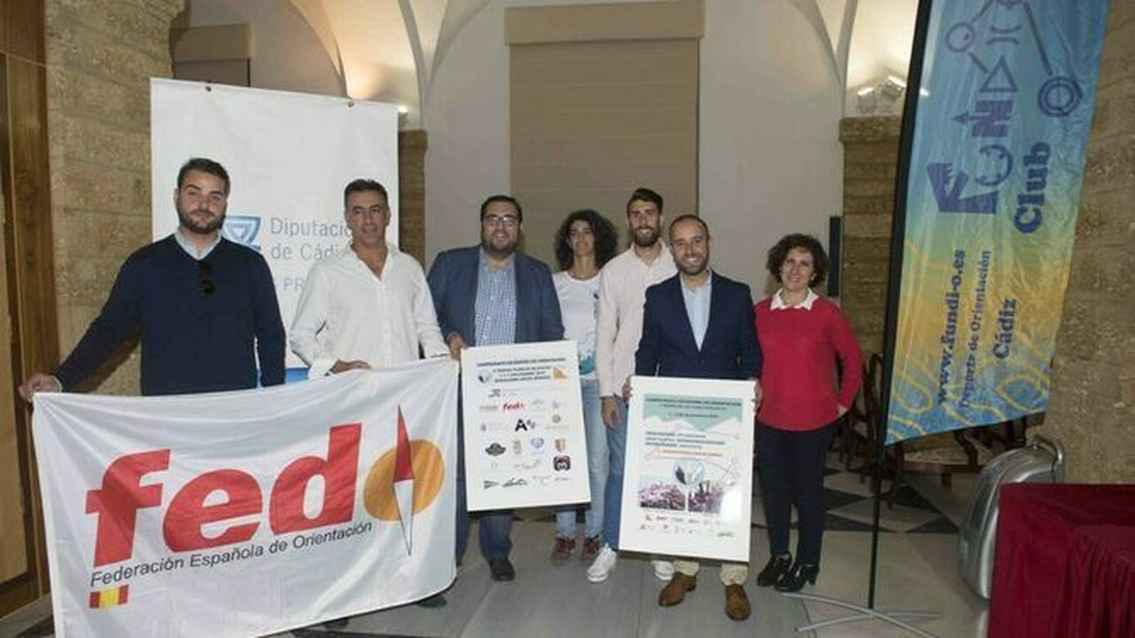 Presentación del campeonato en la Diputación de Cádiz.