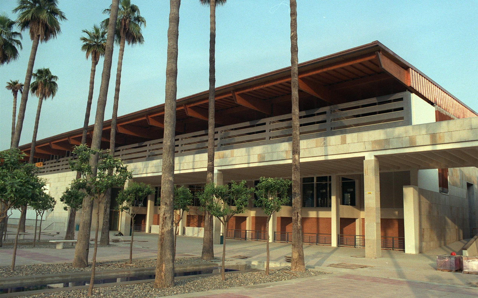 Aspecto original del Pabellón de la Navegación. Ha sufrido ligeros cambios, pero aún está en uso.