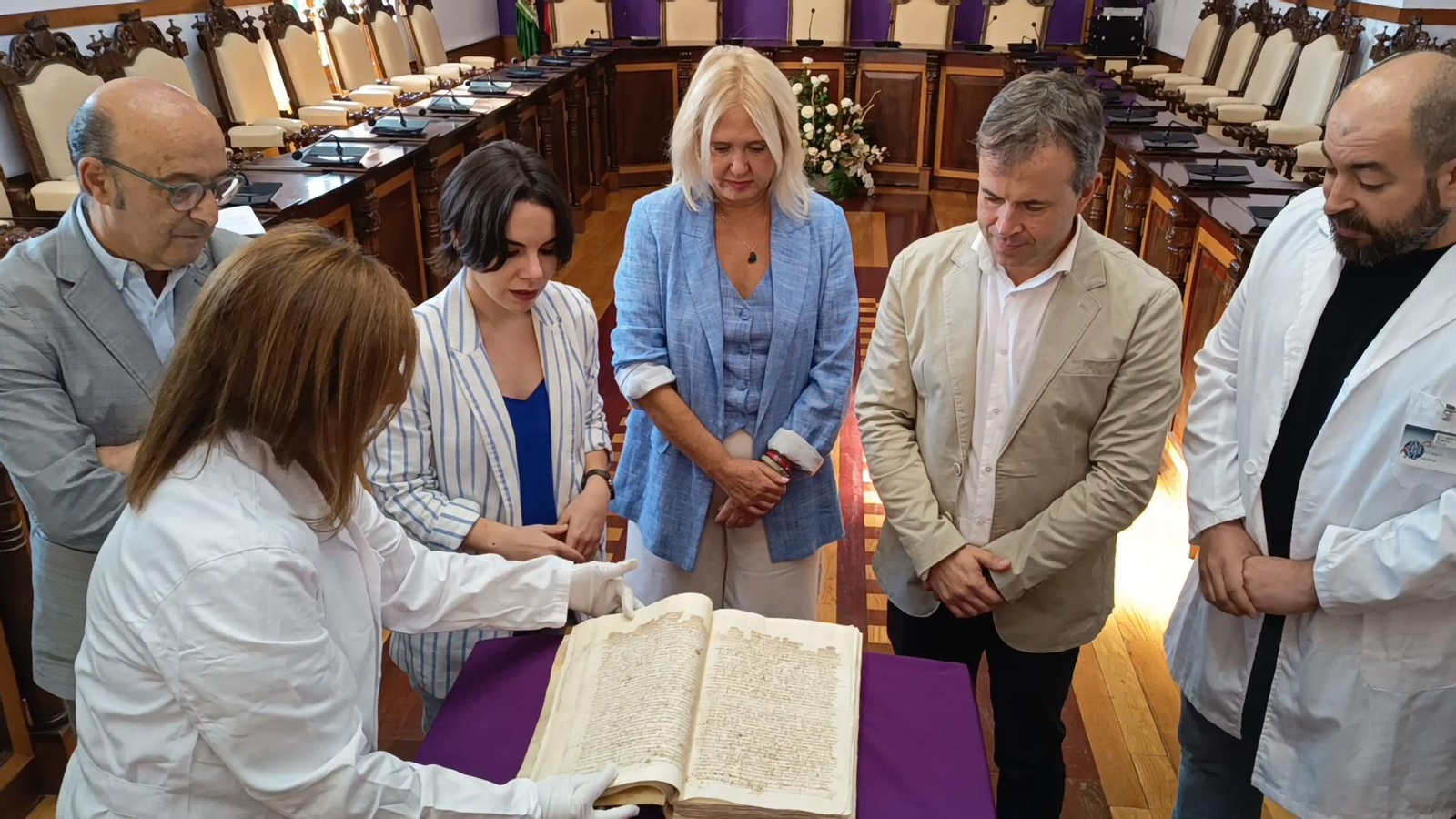 Recepción de Libro de Intitulación de la ciudad de Jaén