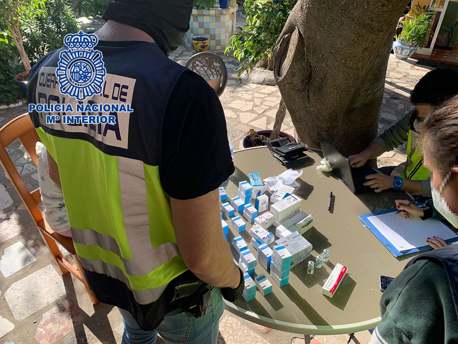 La Policía Nacional desmantela el laboratorio clandestino de anabolizantes y hormonas más activo de Europa