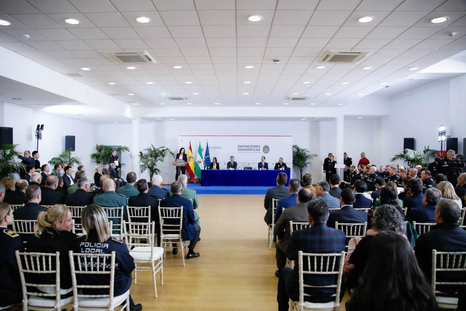 Las imágenes del la celebración de San Esteban en la Jefatura de la Policía Local