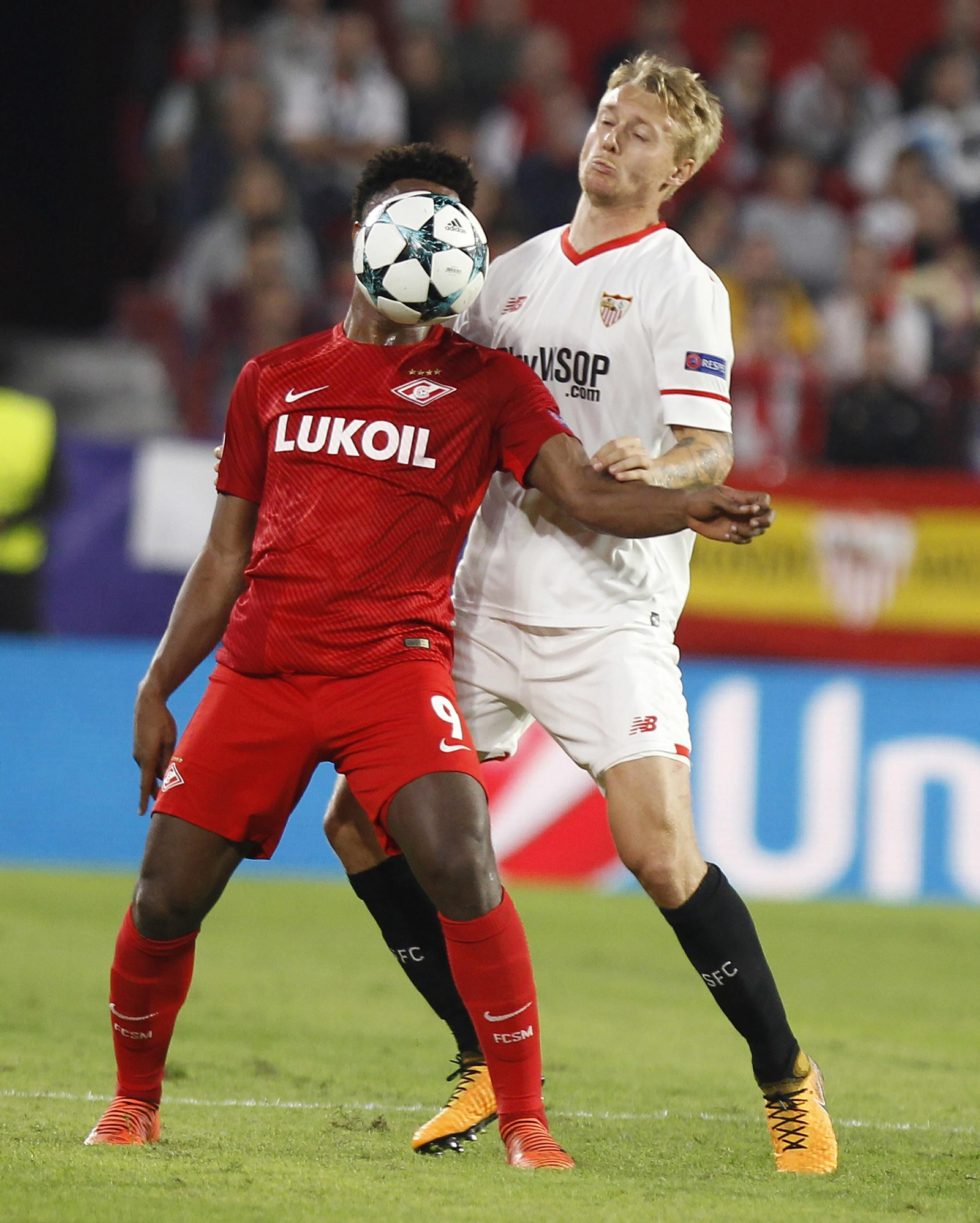 El Sevilla-Spartak, en imágenes