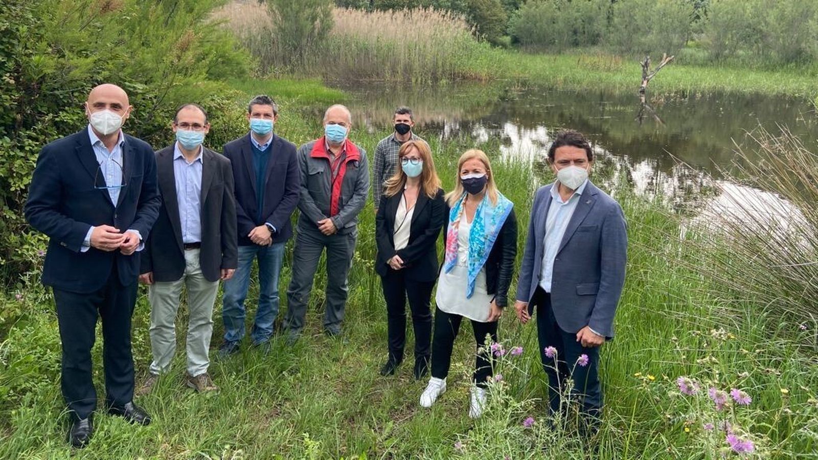 Visita de Daniel Sánchez a la Estación Ambiental Madrevieja