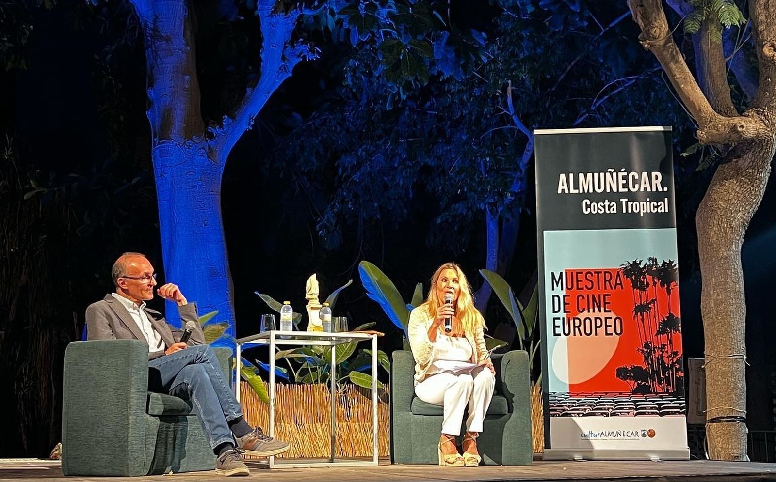 Almuñécar homenajea al presentador de 'Días de Cine', Gerardo Sánchez, en su festival de cine