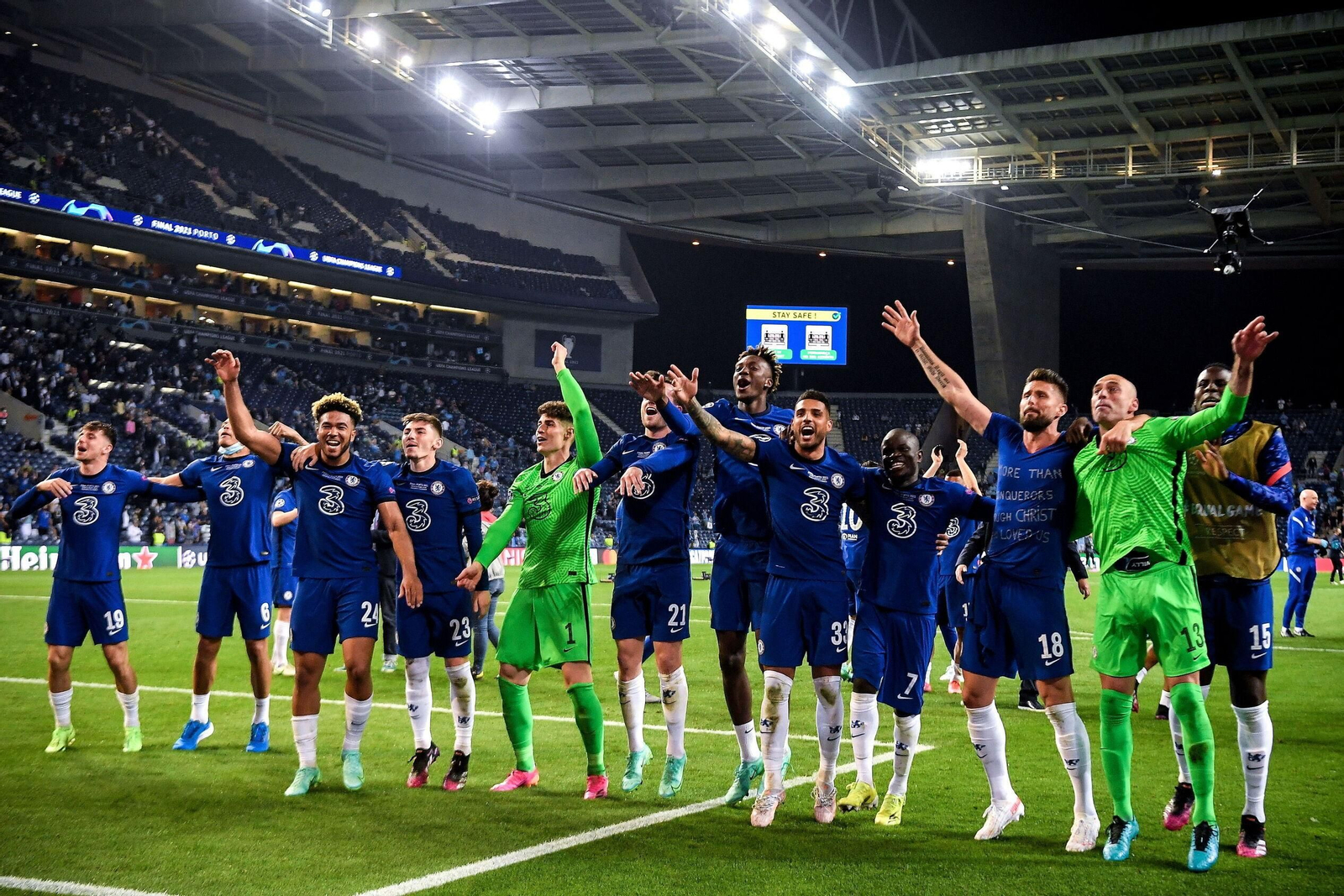 La final de la Champions entre el Manchester City y el Chelsea, en imágenes