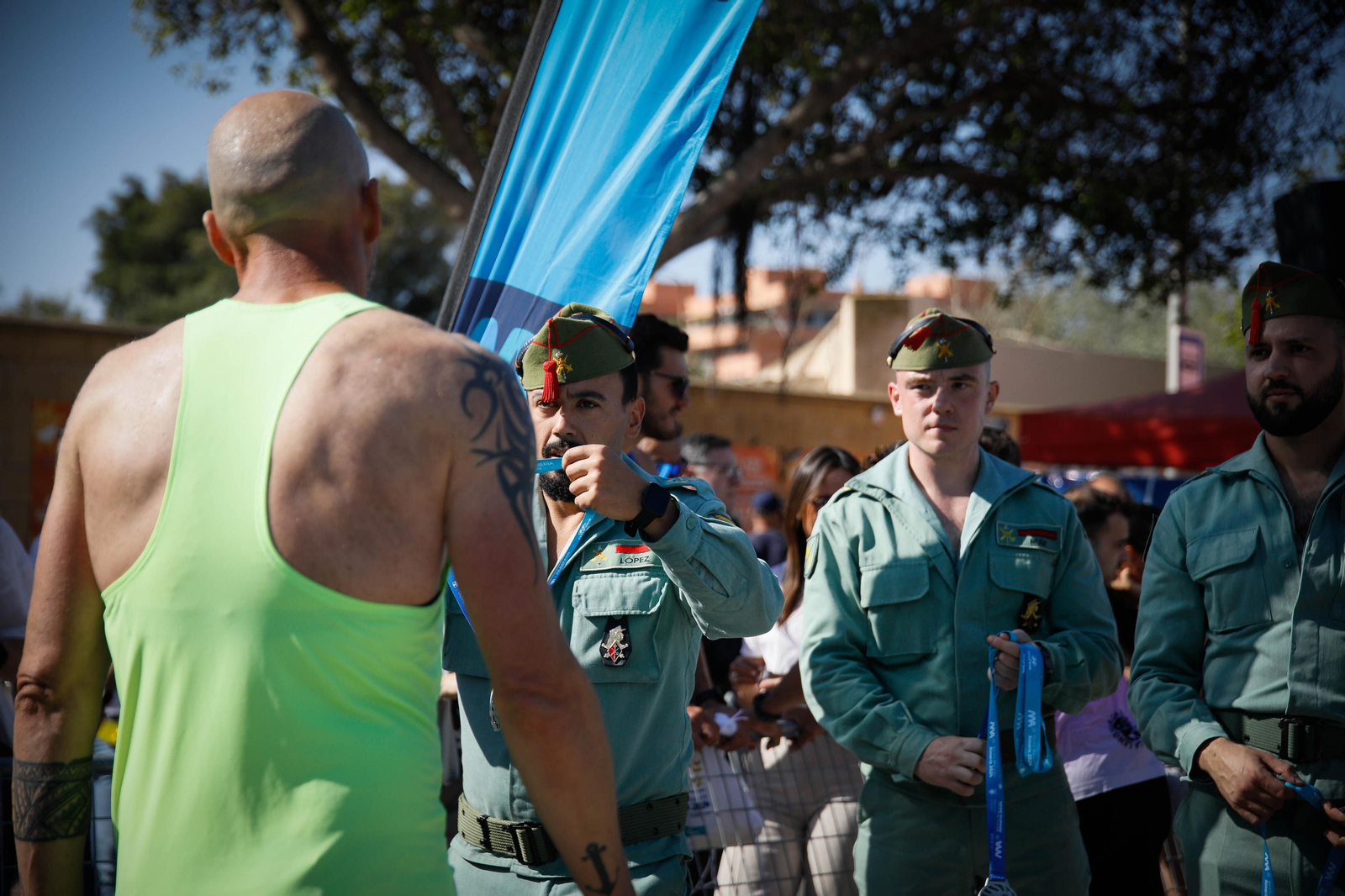 Imágenes de la llegada de la Media maratón Ciudad de Almería