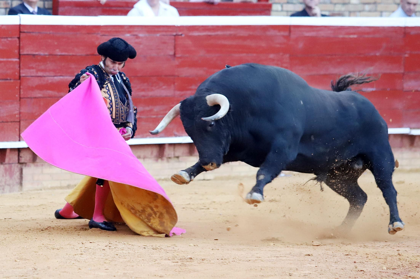 Imágenes de Morante de la Puebla, David de Miranda y Pablo Aguado en la Plaza de Toros La Merced